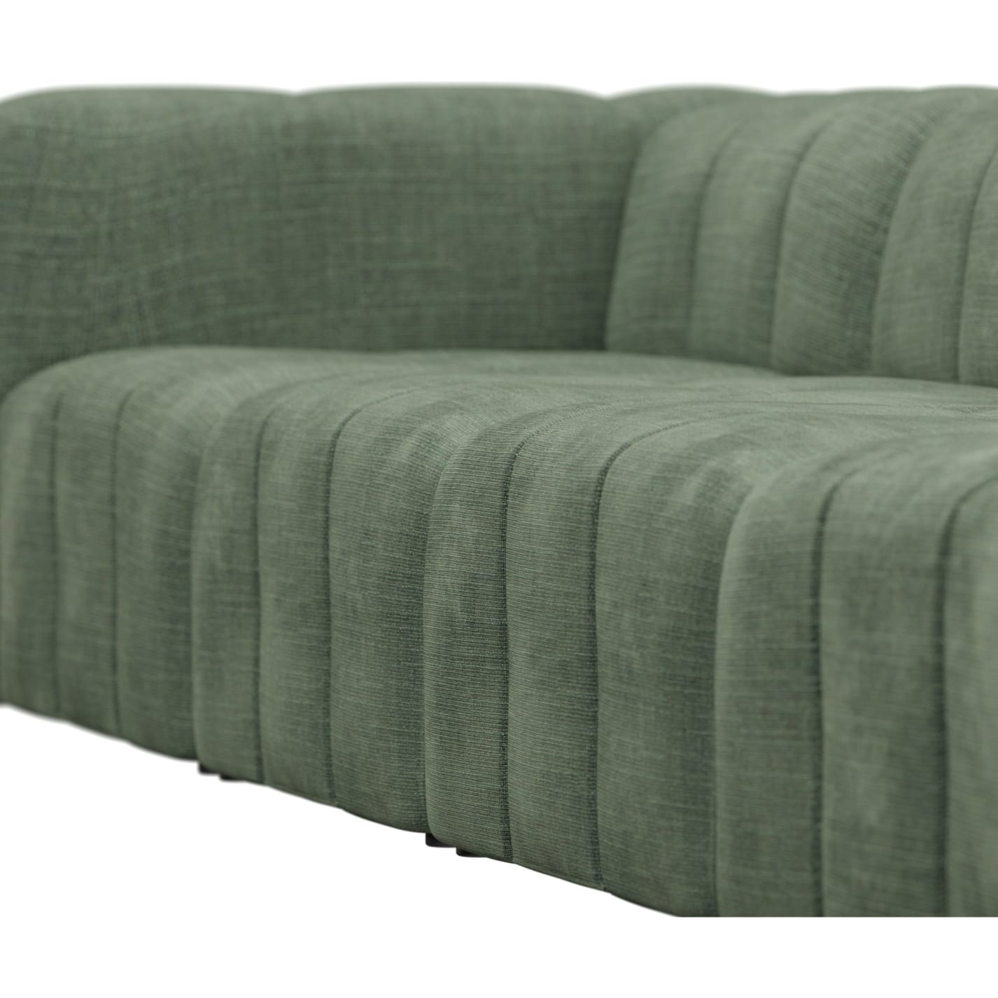 Lucello Tribute Dark Jade Modular Sofa - 4 Piece color Tribute Dark Jade