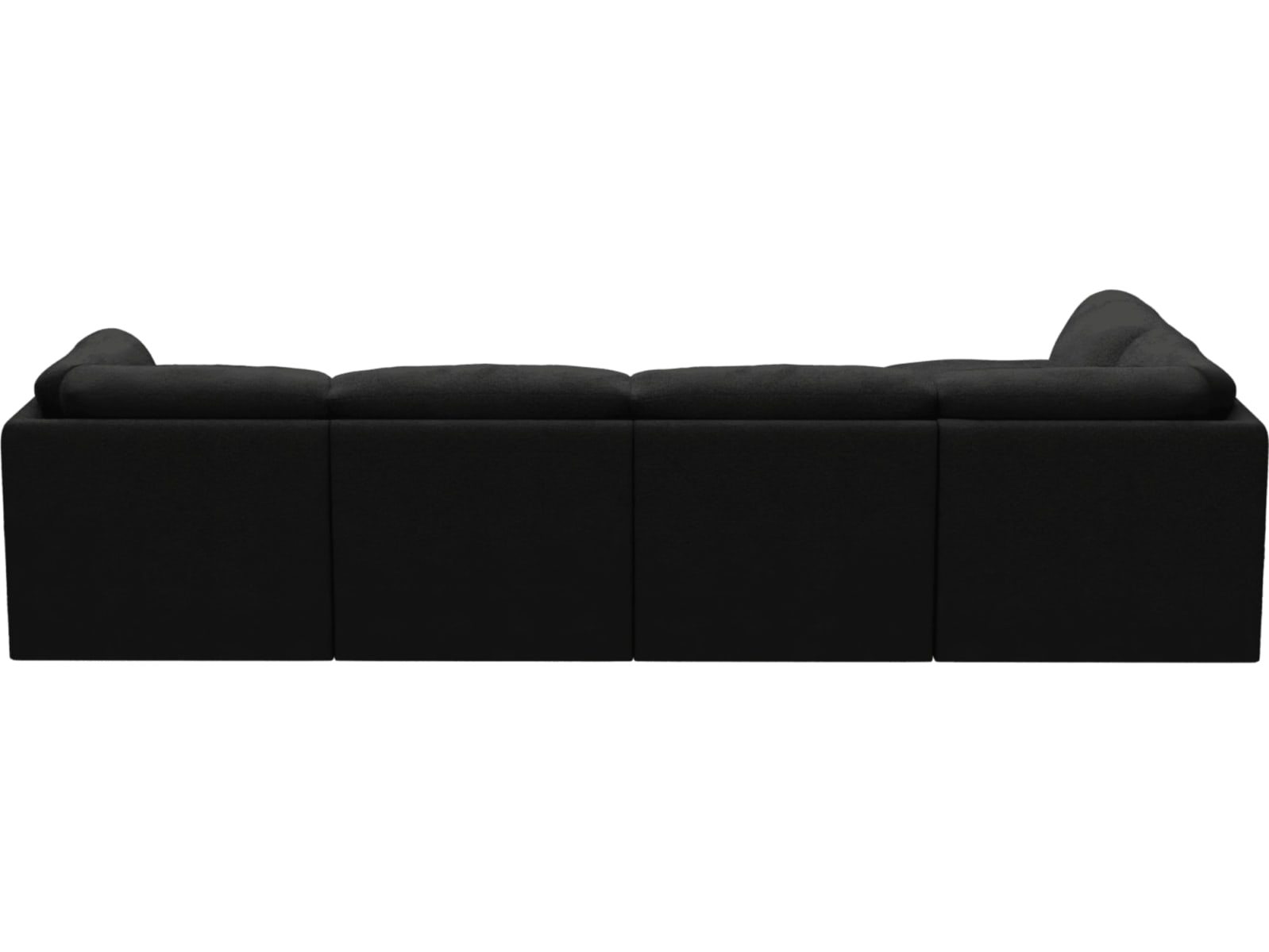 Emily Modular Sofa California Charcoal - 6 Piece color California Charcoal