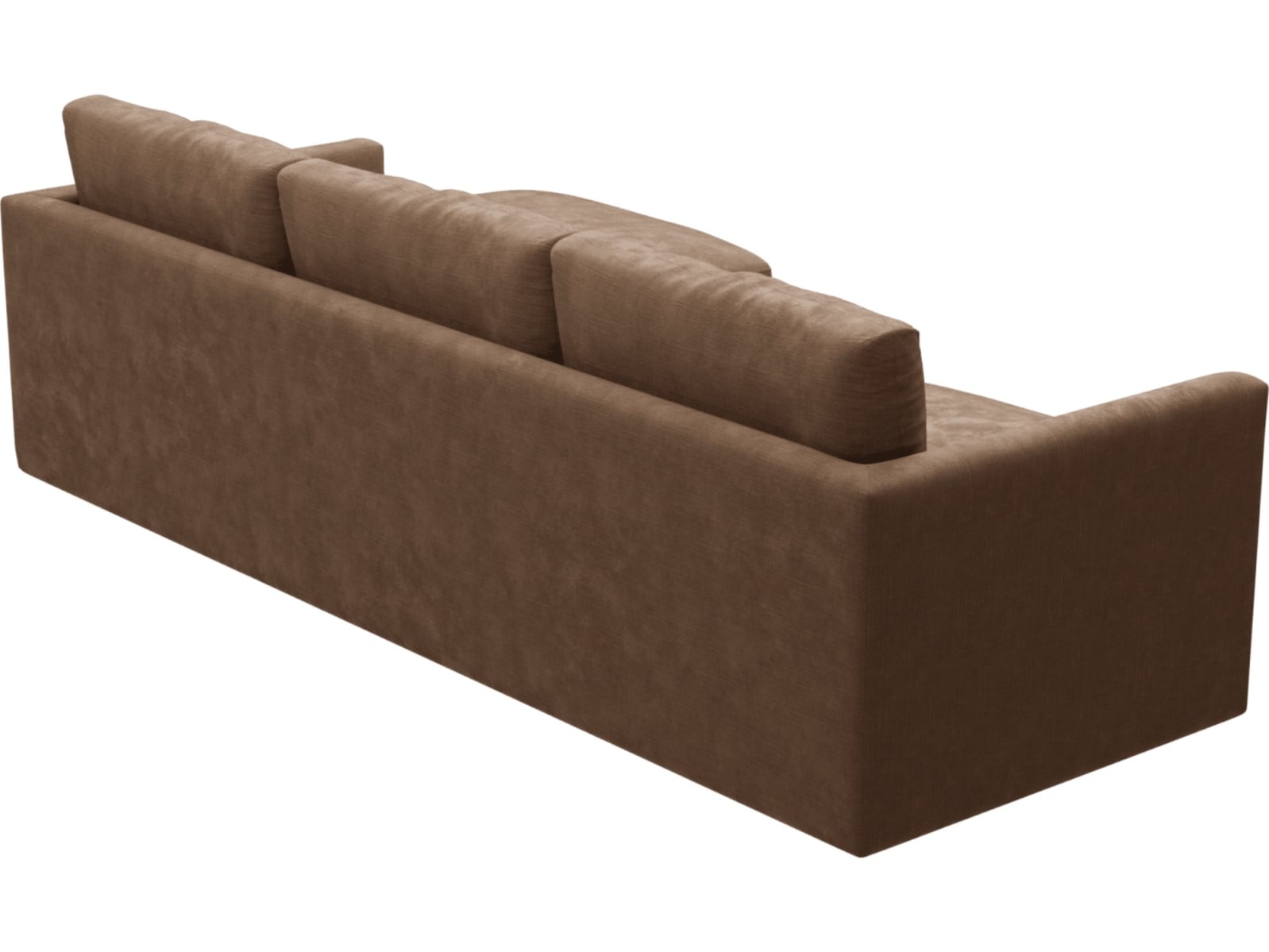 Haven Apt Tribute Chestnut Chaise Sofa color Tribute Chestnut