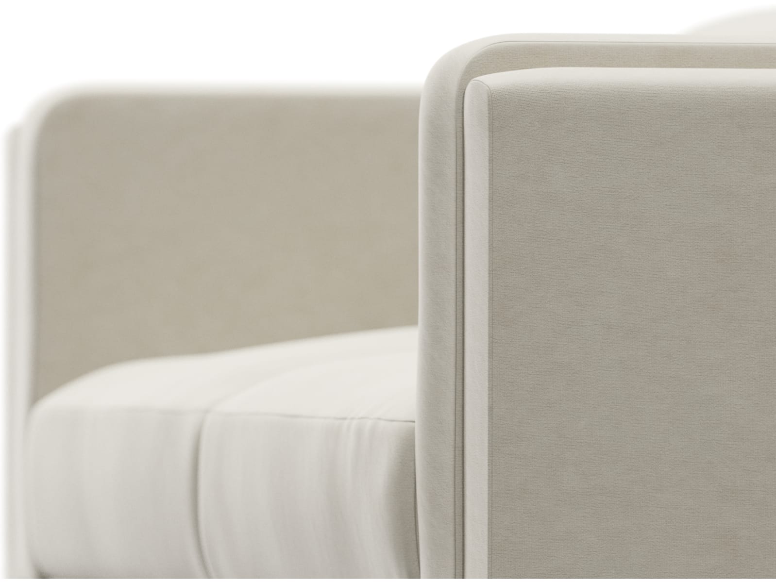 Hayes Muse Flax Sofa - 3 Seater color Muse Flax