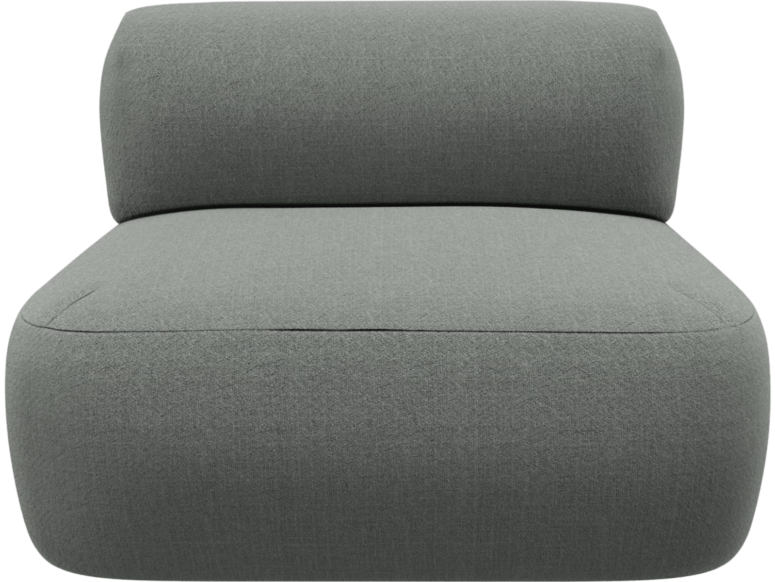 Beckett Tribute Storm Sofa Module Armless color Tribute Storm