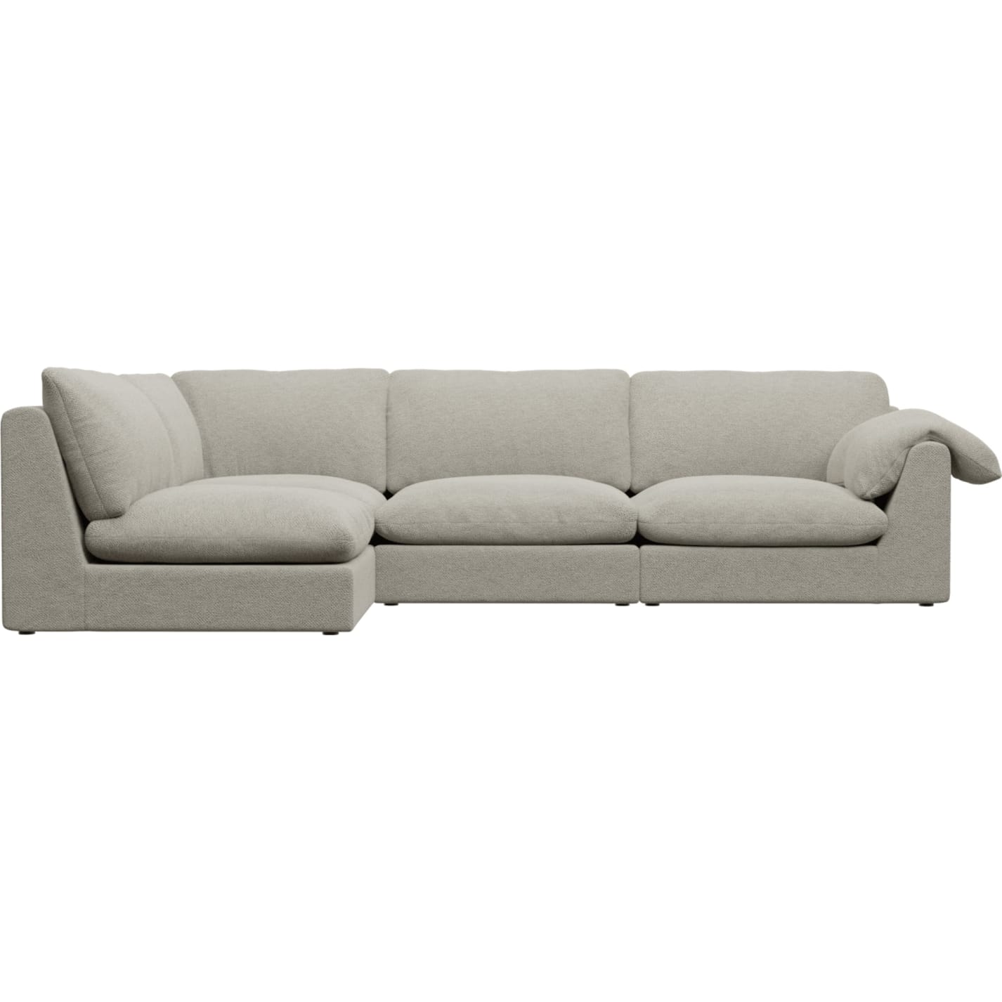 Ludlow Noa Desert Sofa - 4 Seater LAF Terminal color Noa Desert