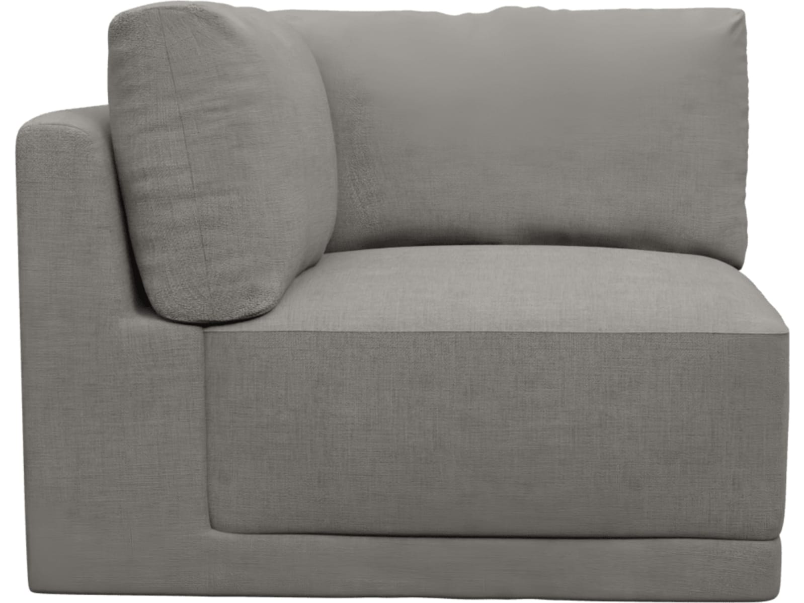 Haven Isla Soft Grey Corner Sofa Chair Module color Isla Soft Grey