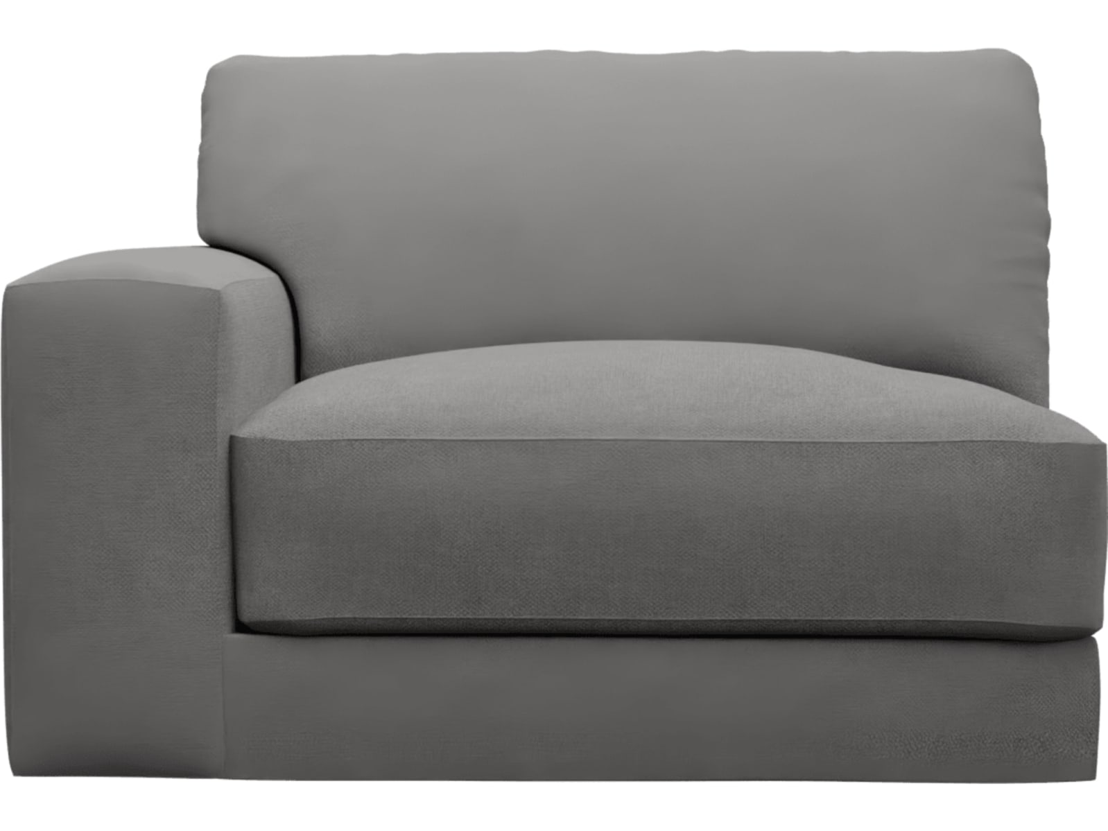 Monica California Slate Left Arm Facing Chair Module color California Slate