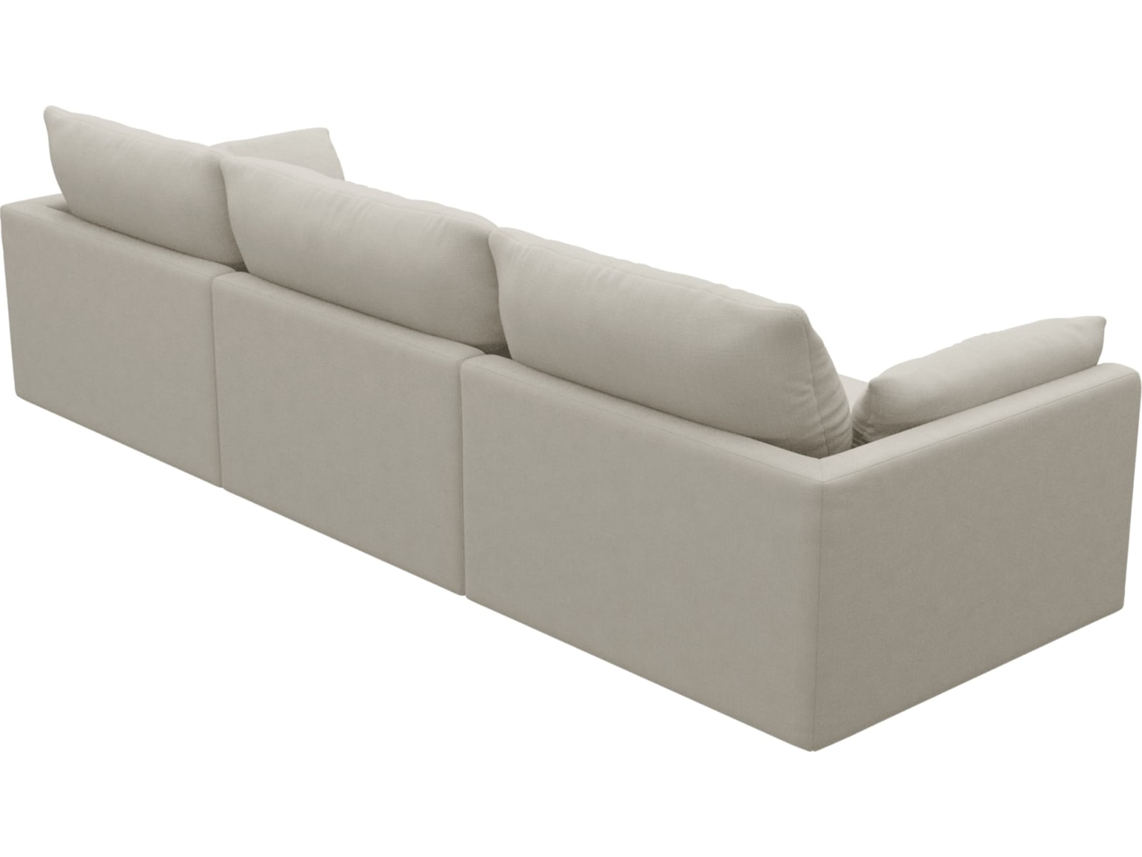 Willow Toorak Pearl Modular Sofa - 3 Seater color Toorak Pearl