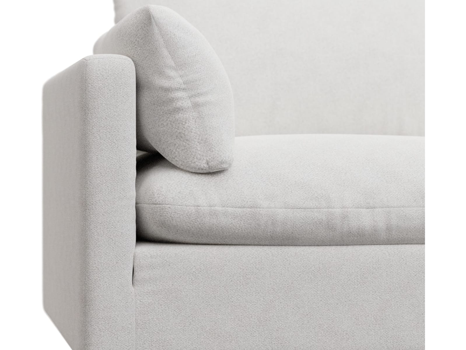 Willow Noa Fog Modular Sofa - 5 Seater RAF Terminal color Noa Fog