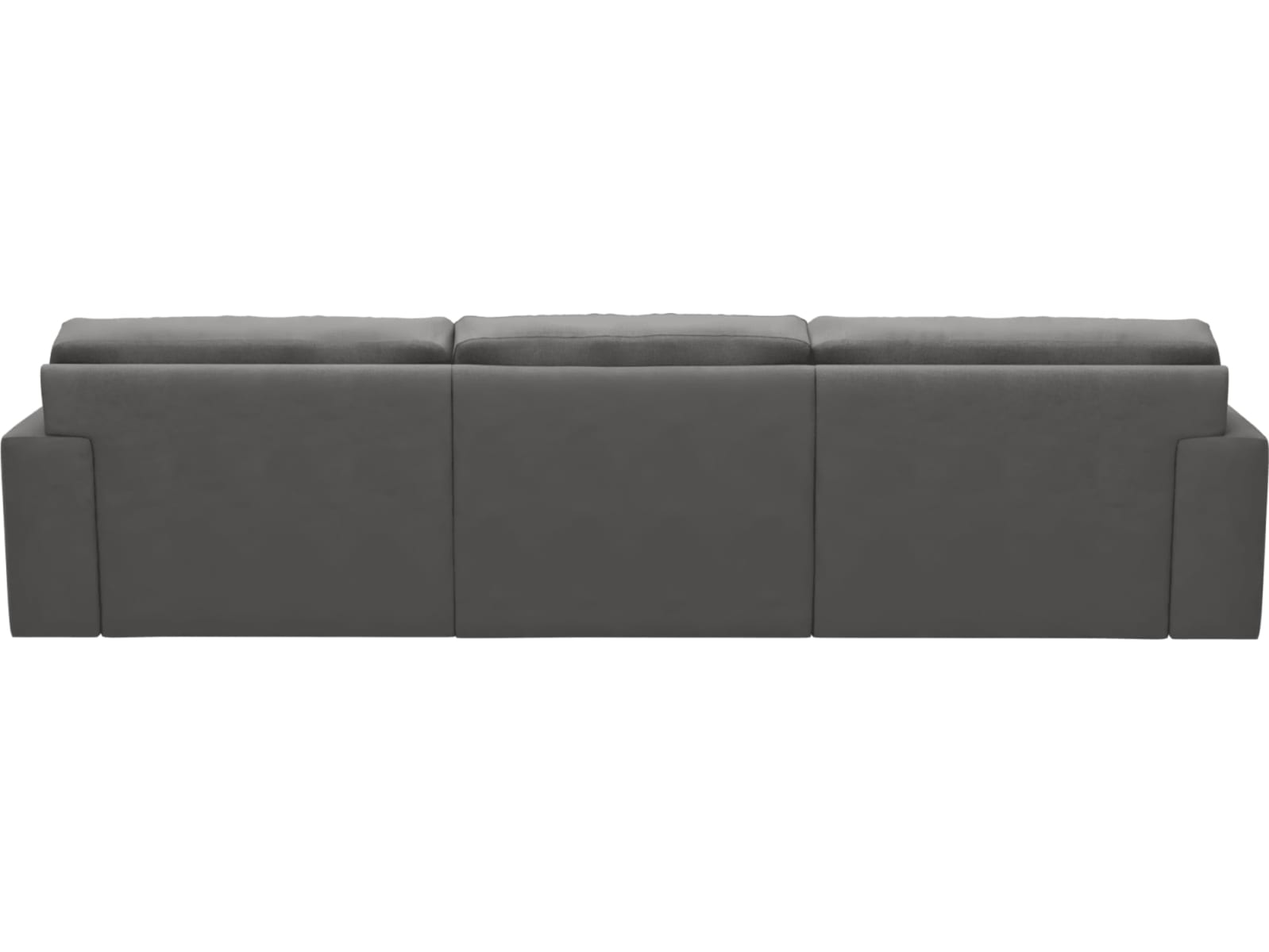 Monica California Slate Chaise Sofa - 3 Seater color California Slate