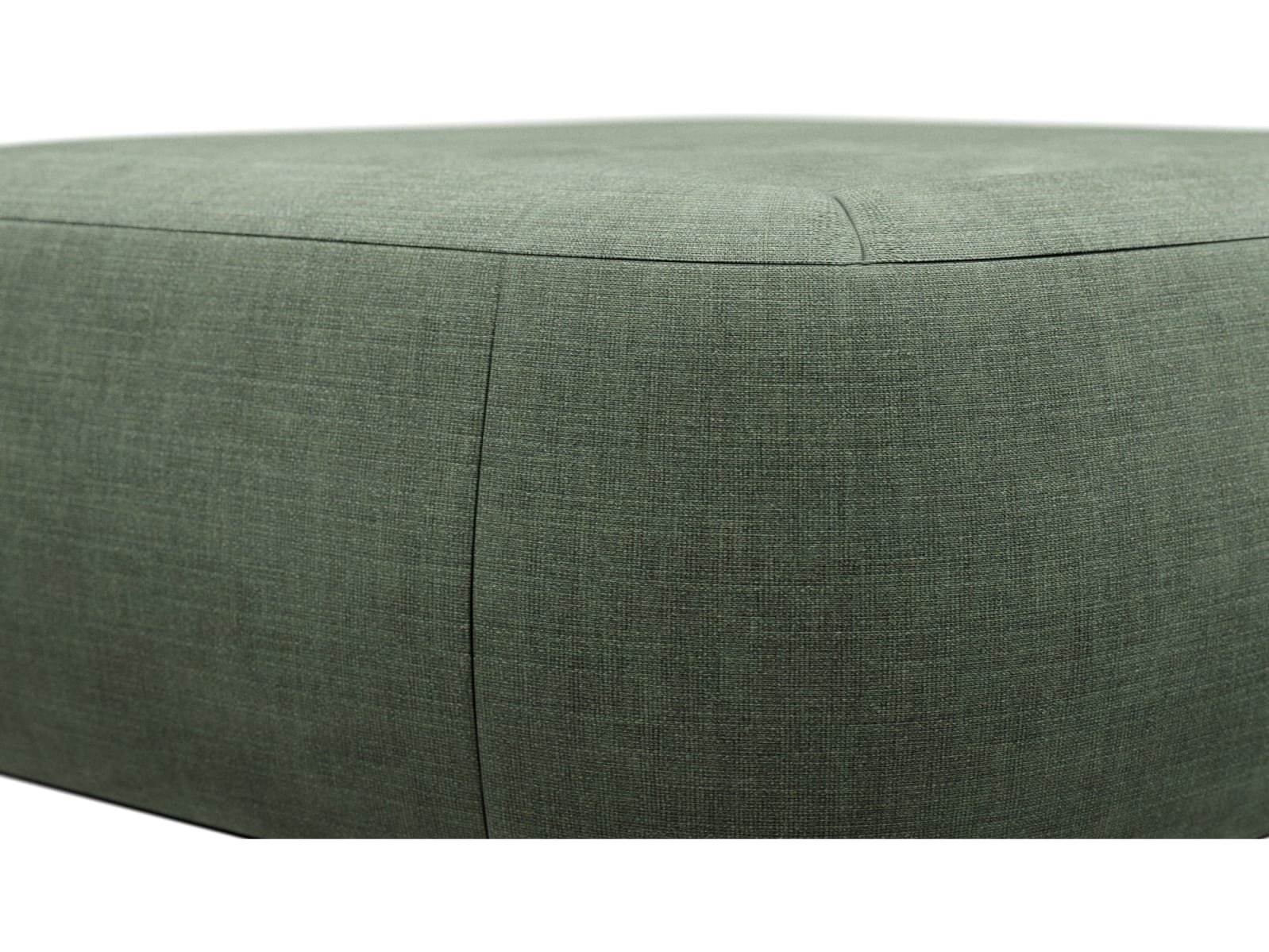 Beckett Tribute Dark Jade Sofa Module Ottoman color Tribute Dark Jade