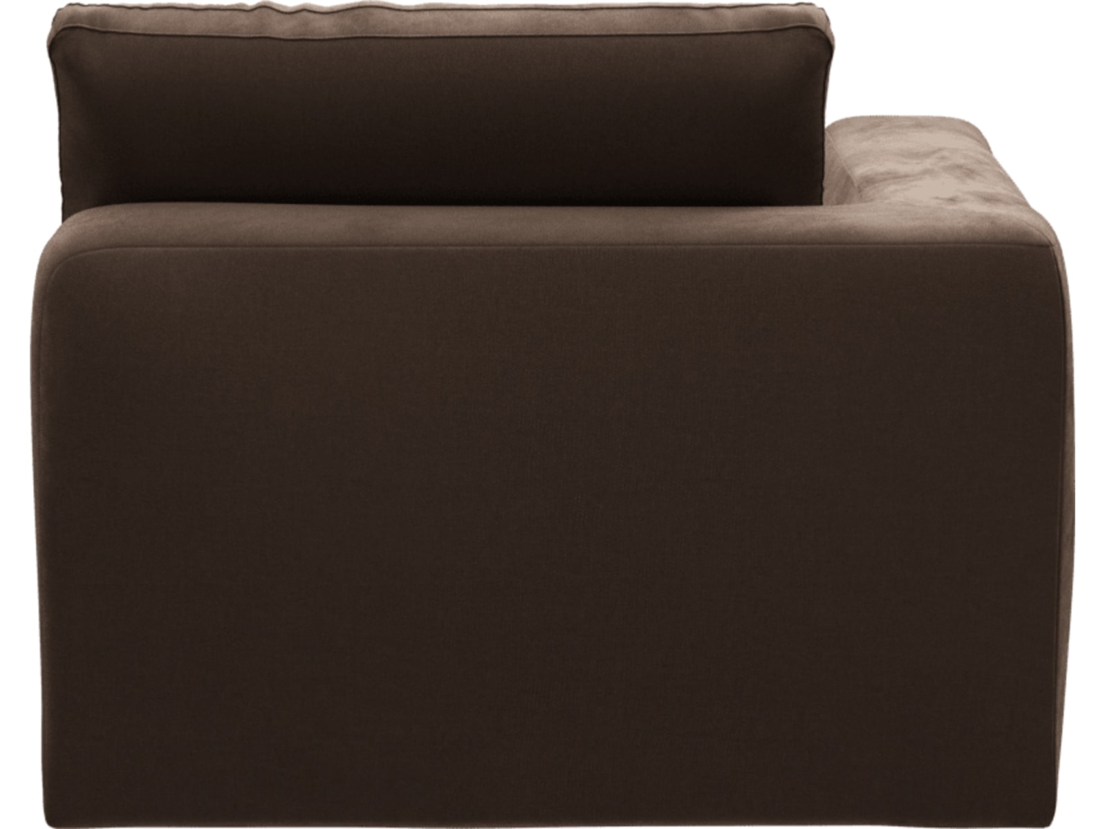 Cloud Deep Chaise Left Module Muse Chocolate color Muse Chocolate