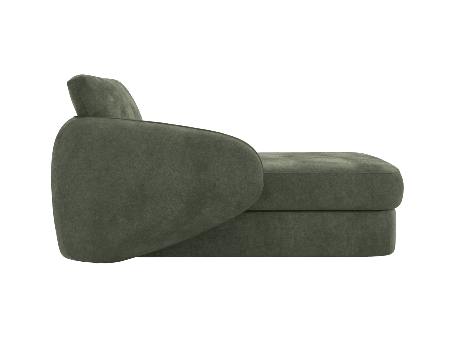 Esme Muse Forest Left Arm Facing Chaise Module color Muse Forest