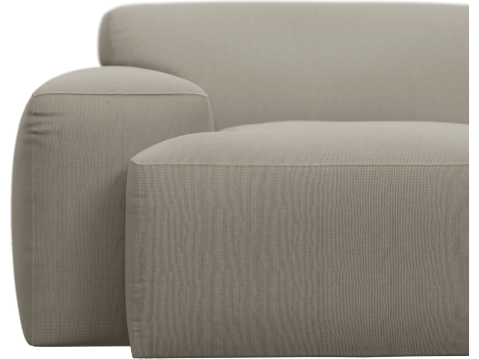 Copenhagen Plaza Natural Left Arm Facing Sofa Module color Plaza Natural