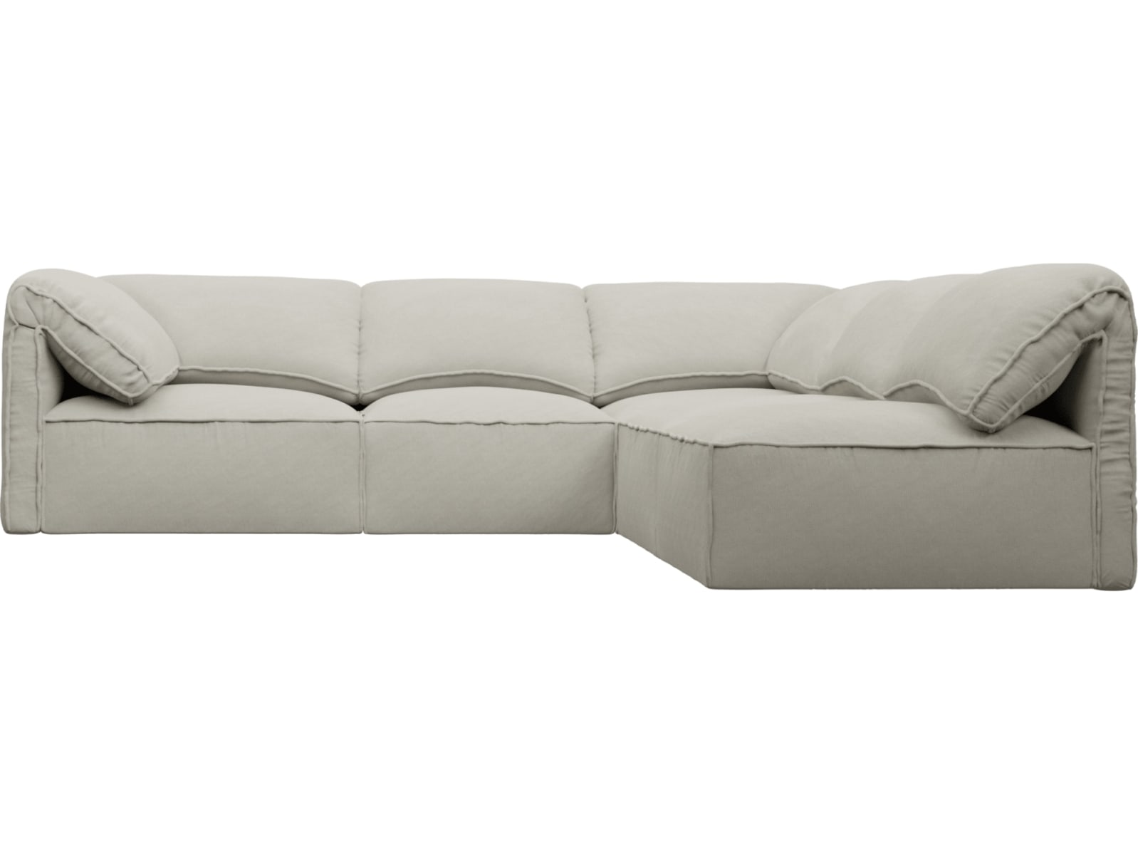 Kai California Ivory Modular Sofa - 5 Seater color California Ivory