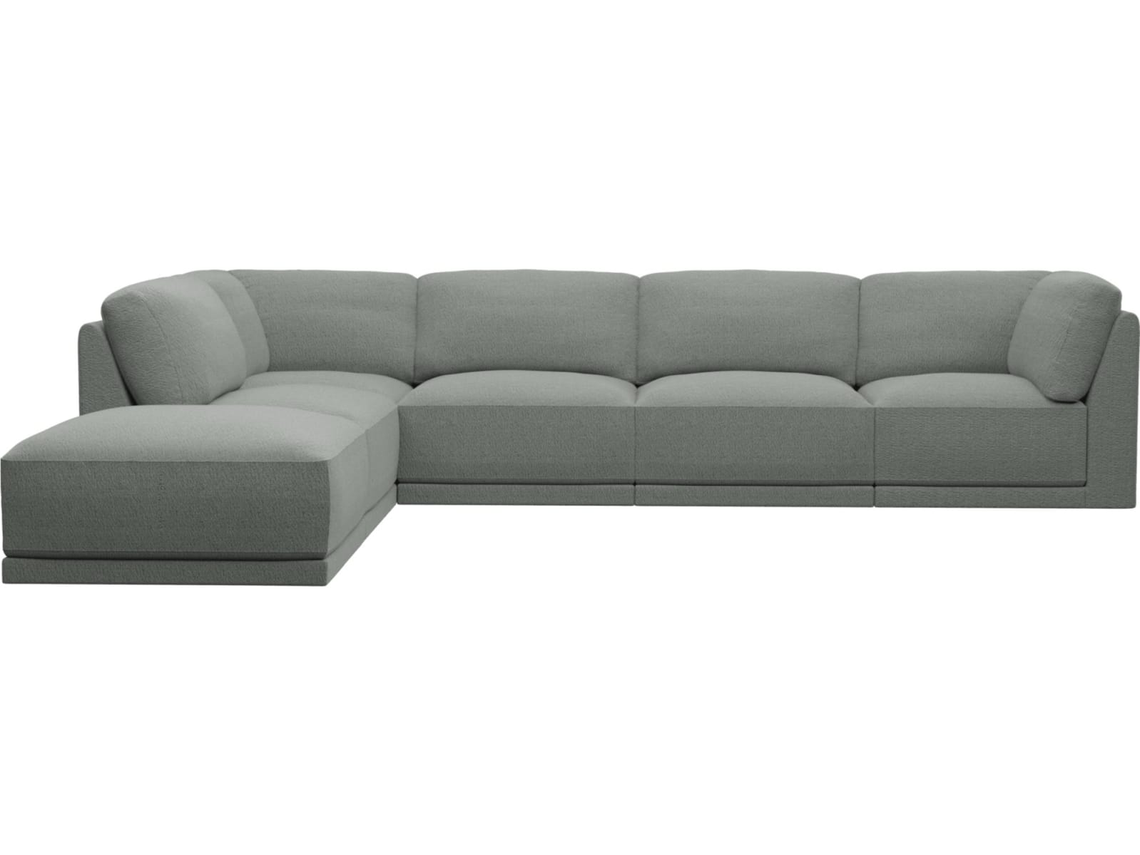 Emily Modular Sofa Tribute Storm - 6 Piece color Tribute Storm