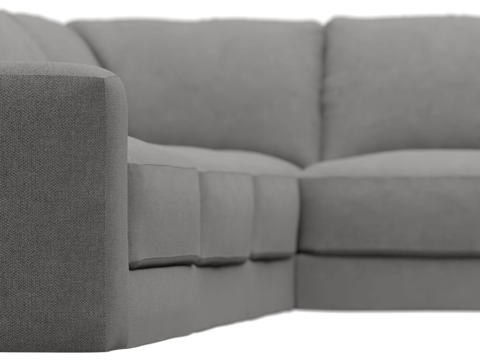 Monica California Slate Sofa - 6 Seater RAF Terminal color California Slate