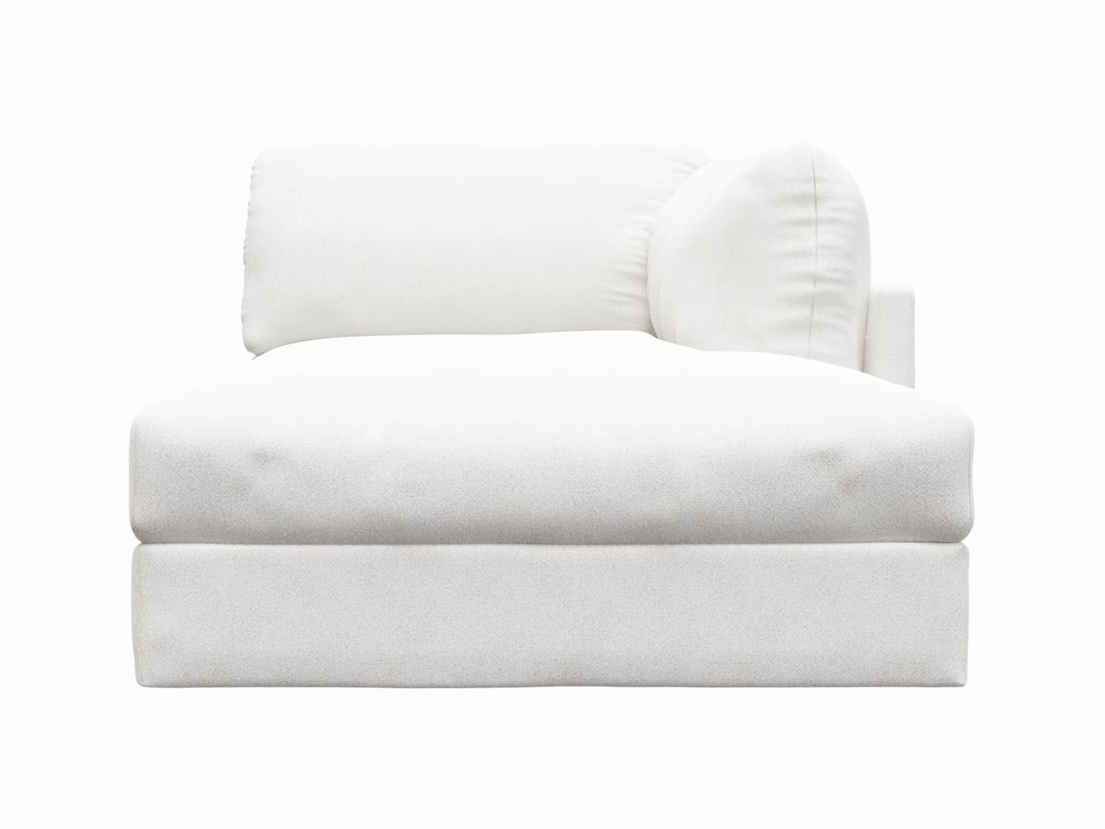 Finley Noa Fog Right Arm Facing Chaise Module color Noa Fog