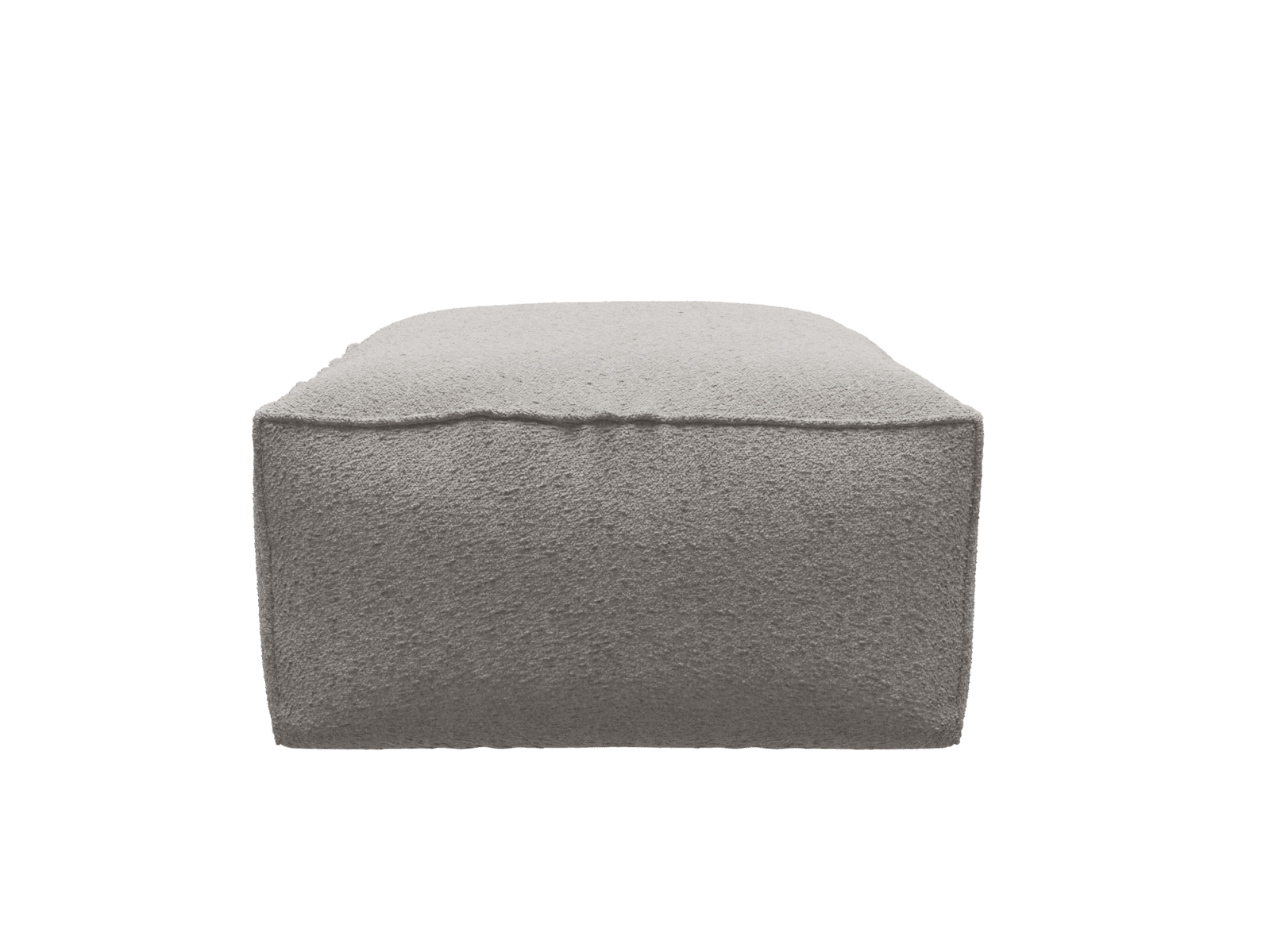 Riley Apt Boucle Pumice Ottoman color Boucle Pumice