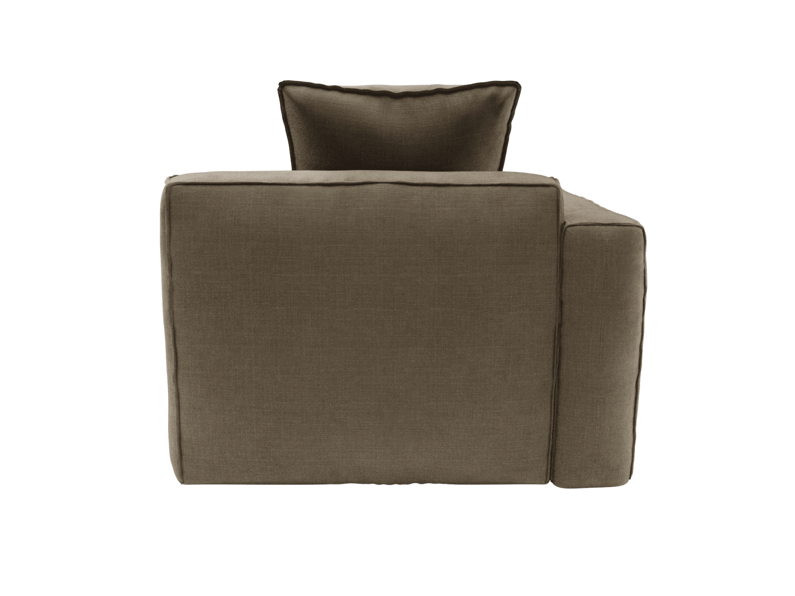 Riley Apt Tribute Walnut Left Arm Facing Chair Module color Tribute Walnut