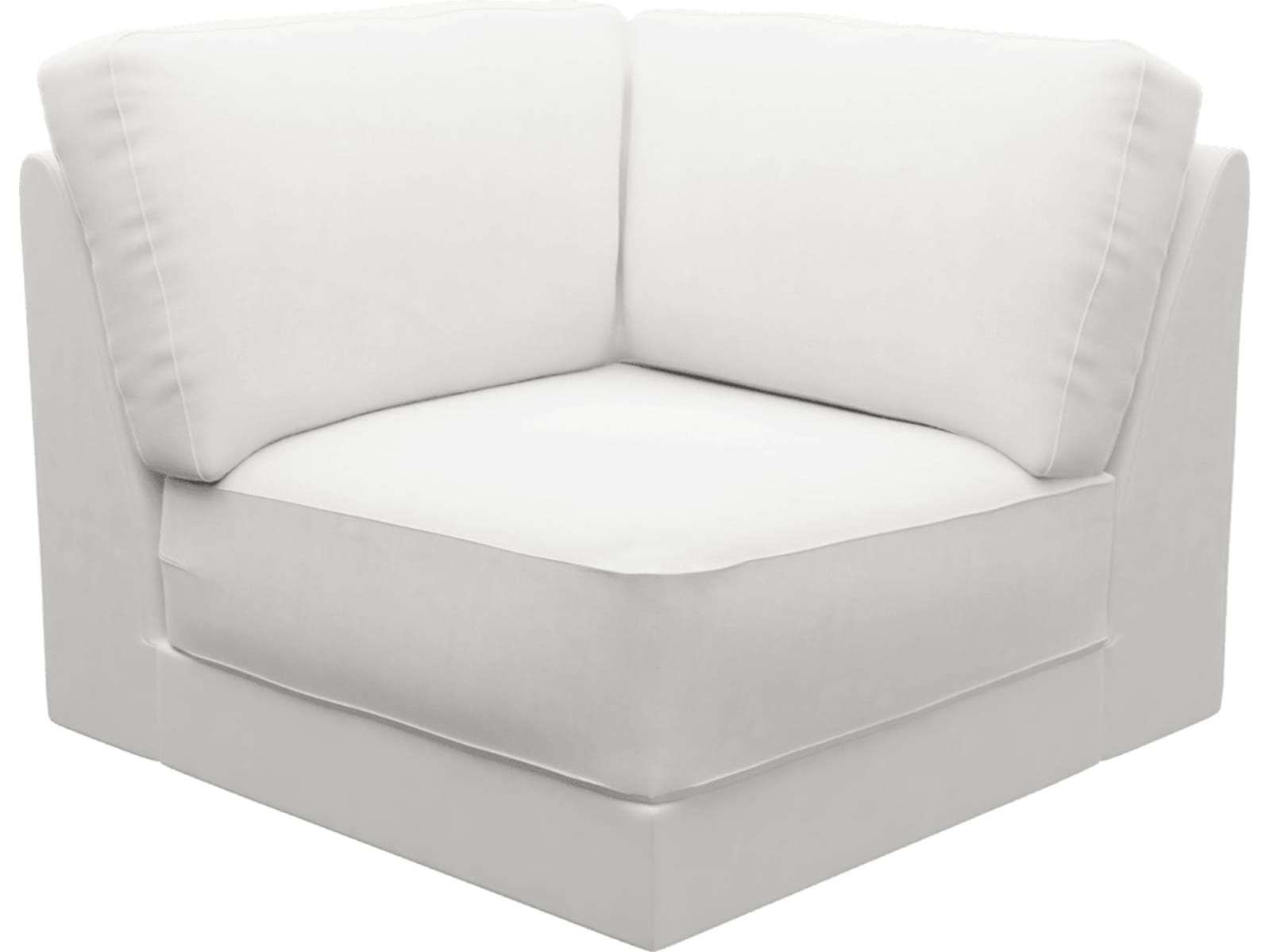 Monica Muse Frost Corner Sofa Chair Module color Muse Frost