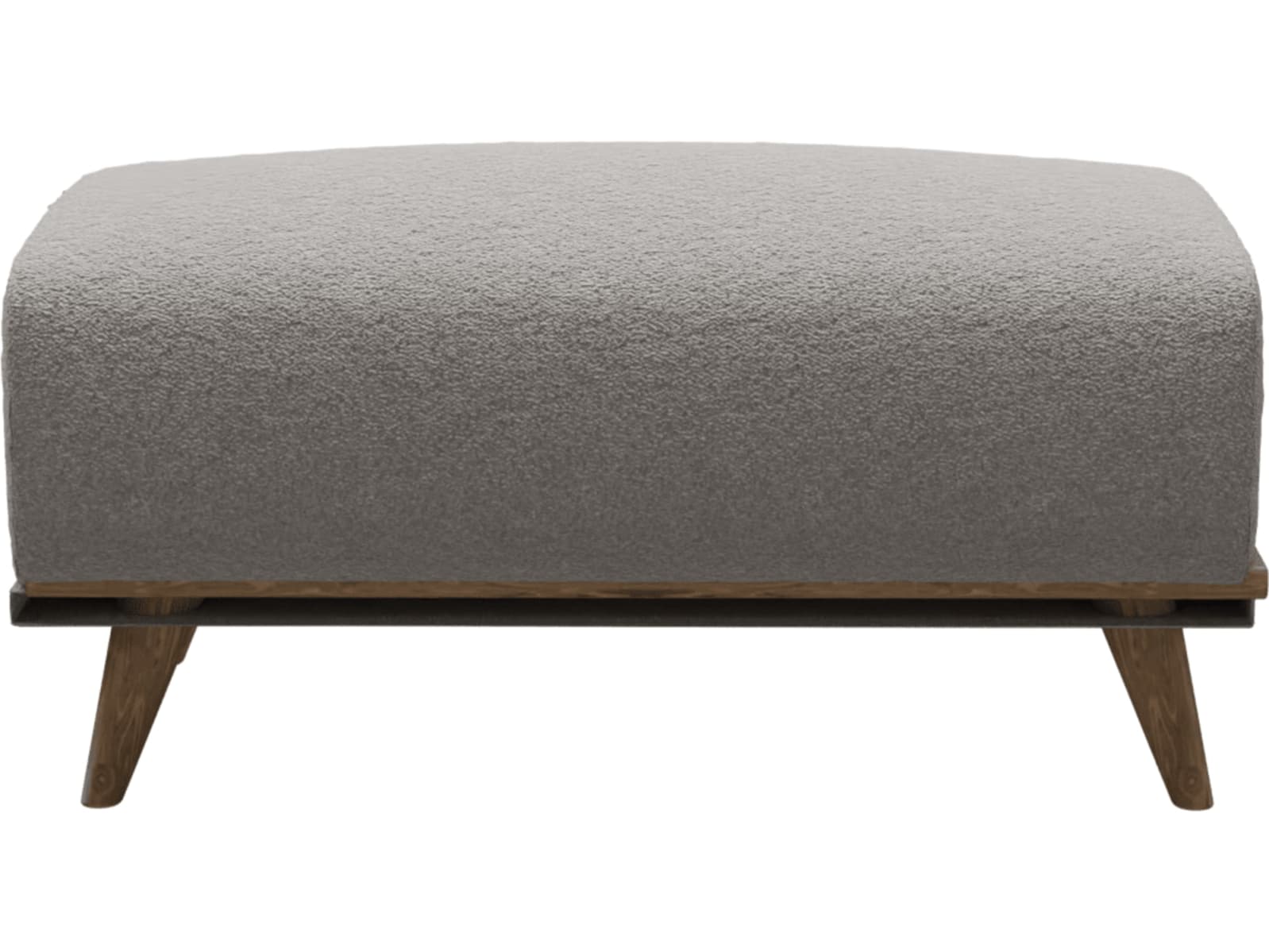 Dane Boucle Pumice Ottoman color Boucle Pumice