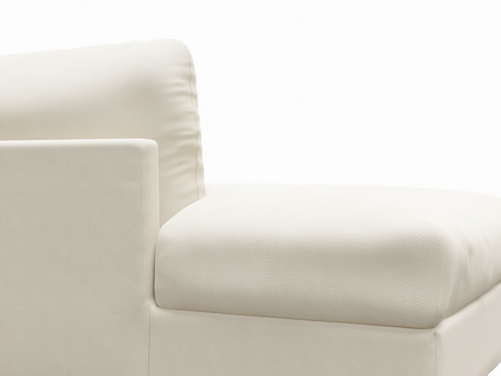 Finley Alpine Mist Left Arm Facing Chaise Module color Alpine Mist