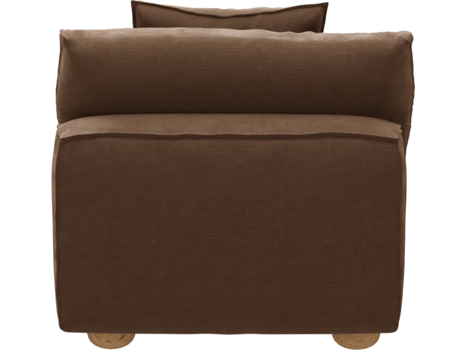 Tully Tribute Chestnut Armless Sofa Chair Module color Tribute Chestnut