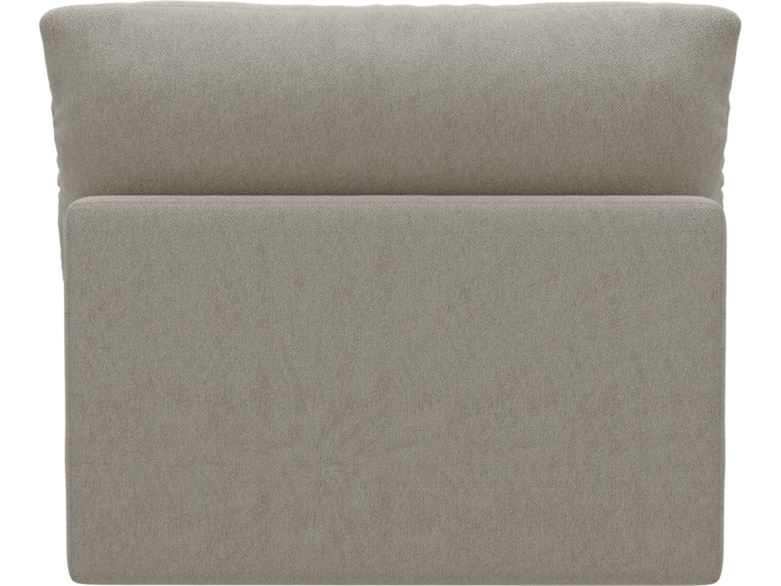 Willow Noa Desert Armless Sofa Module color Noa Desert