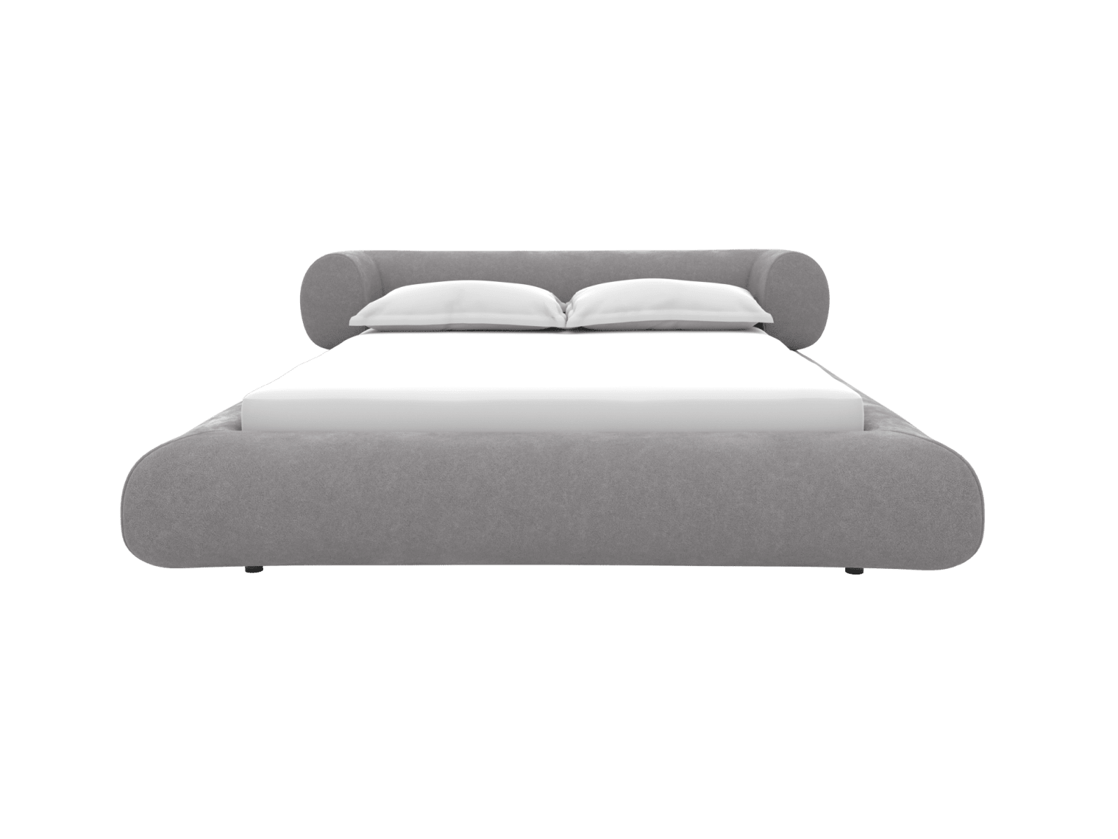 Frankie Bed View Steel color View Steel