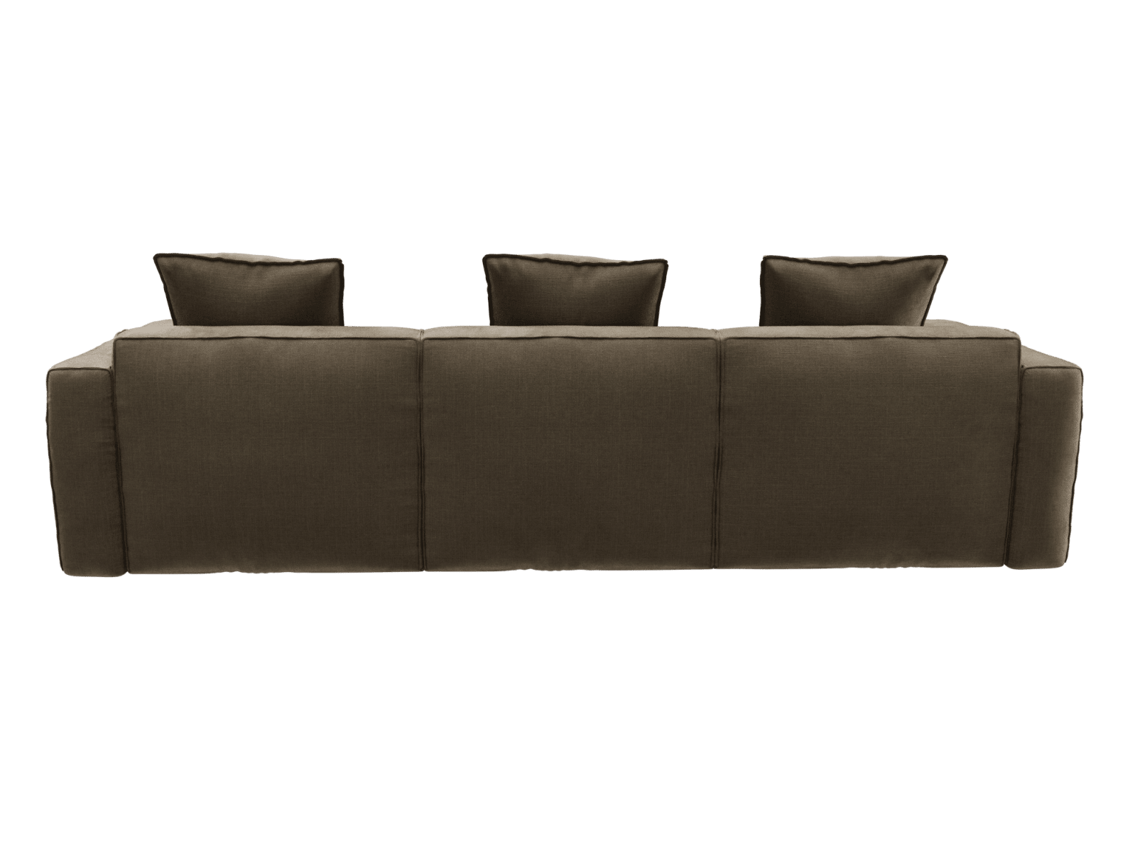 Riley Apt Tribute Walnut Sofa - 3 Seater Chaise color Tribute Walnut