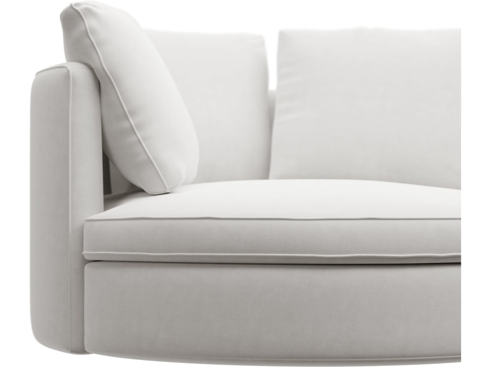 Adore Muse Frost Swivel Chair color Muse Frost