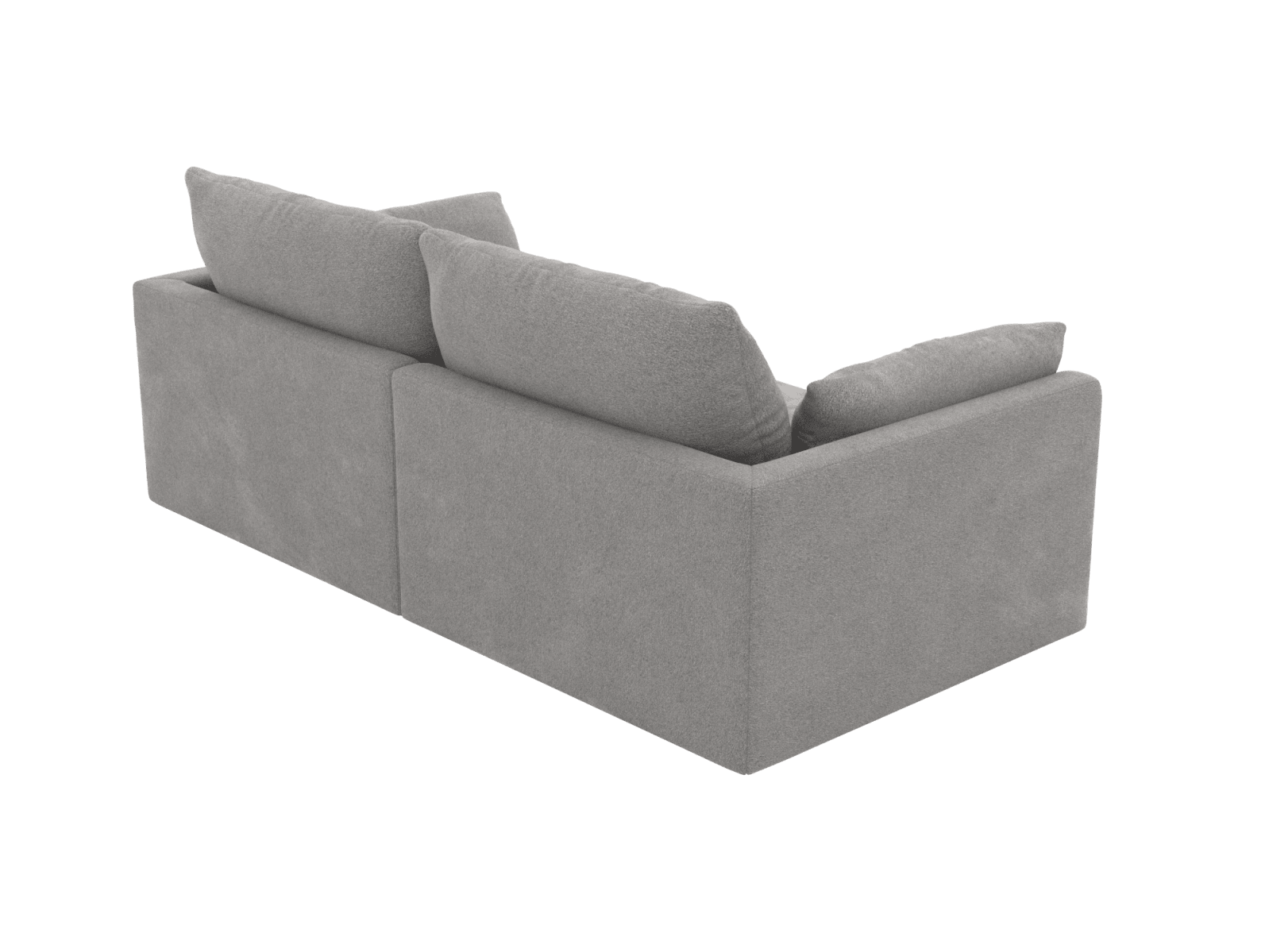 Willow Toorak Pebble Modular Sofa - 2 Seater color Toorak Pebble