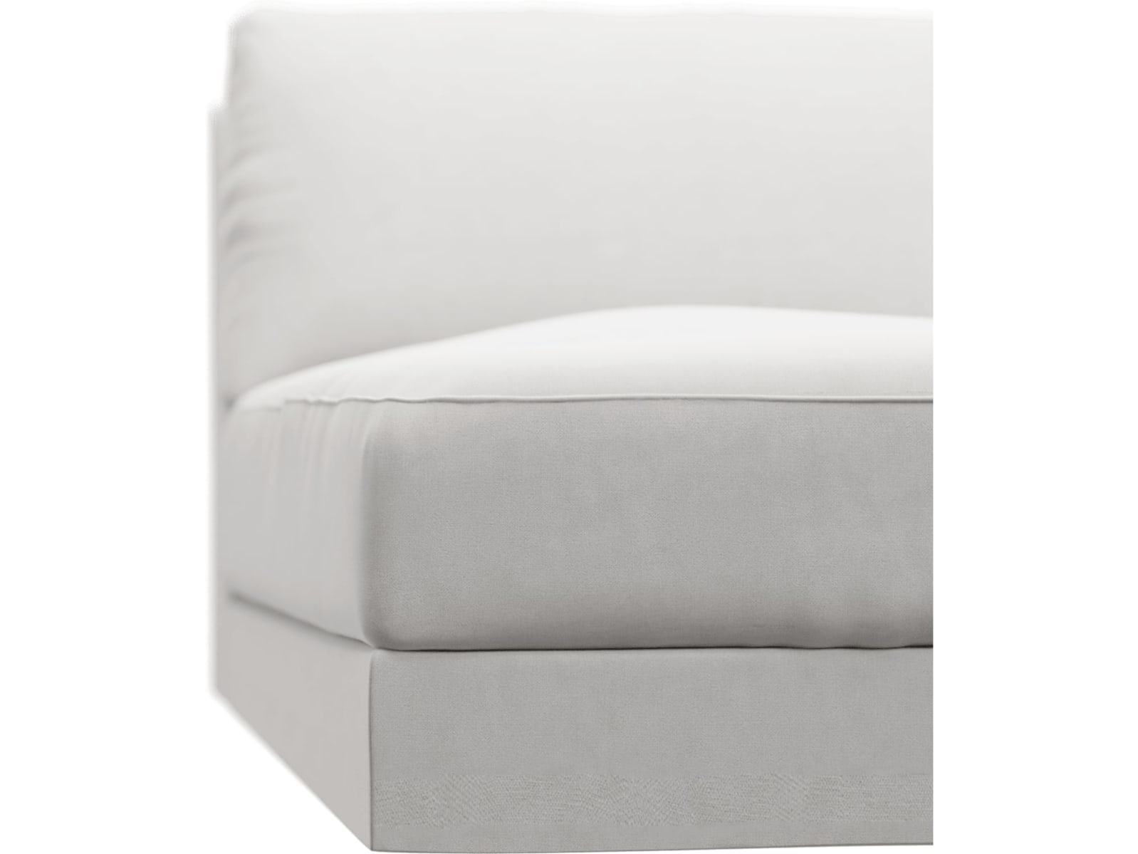 Monica Muse Frost Right Arm Facing Chaise Module color Muse Frost
