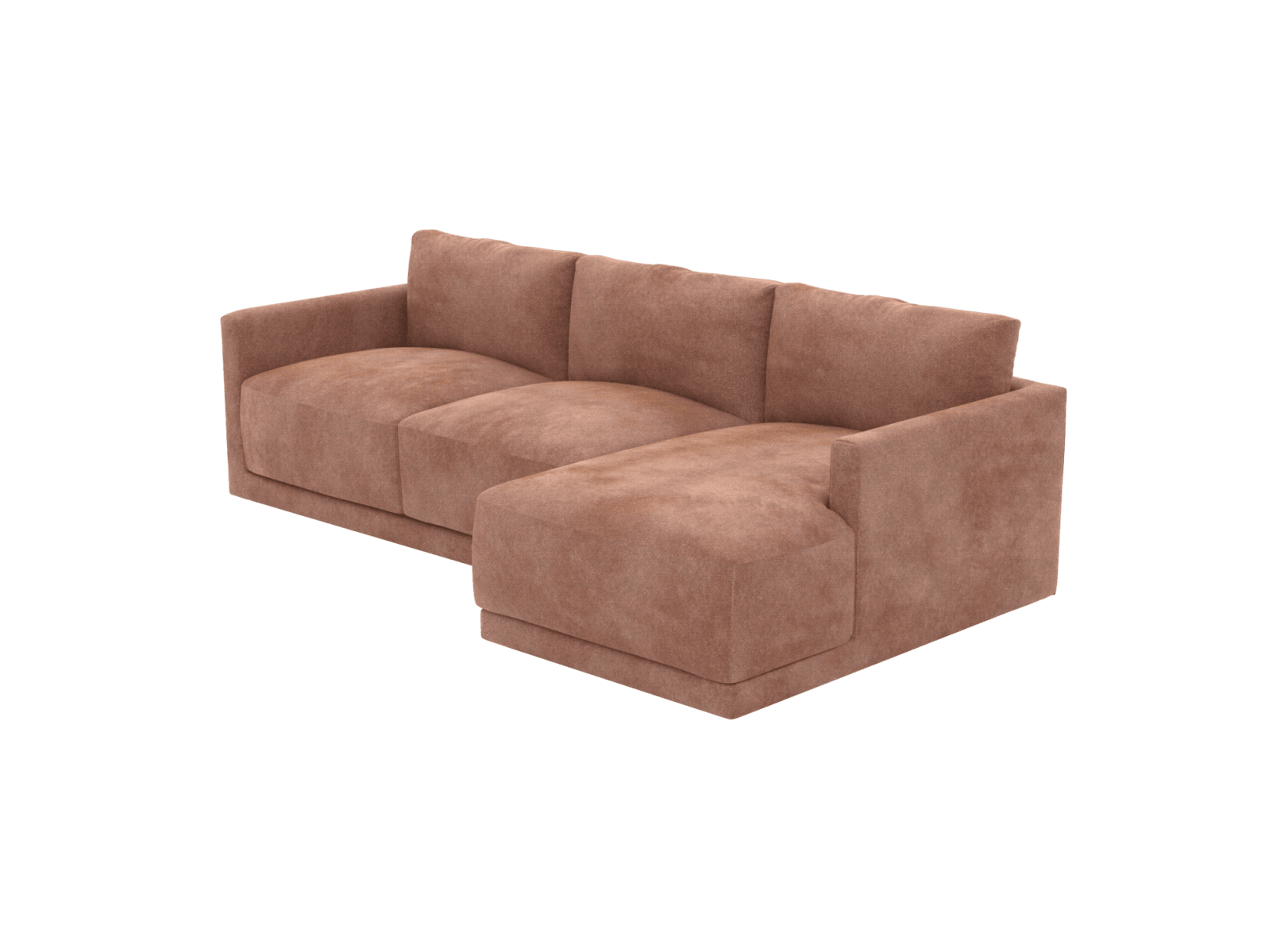 Haven Muse Dusk Chaise 3 Seater color Muse Dusk