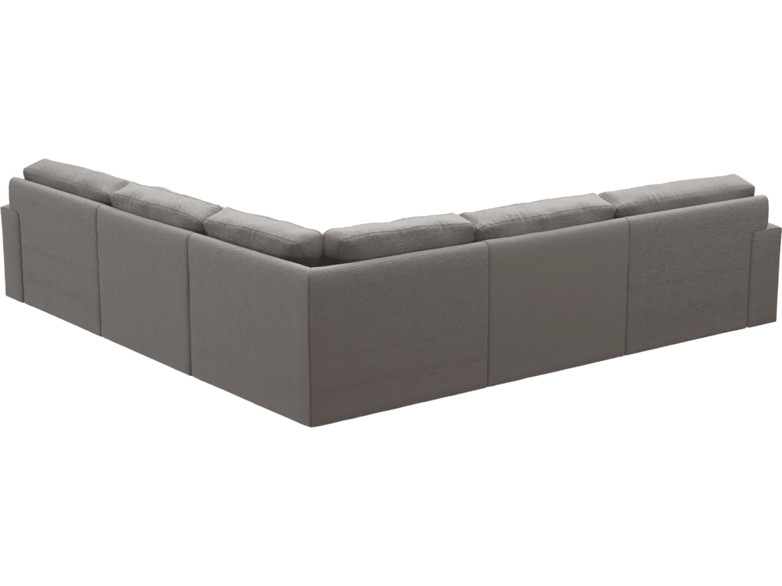 Monica Boucle Pumice Corner Sofa - 5 Seater color Boucle Pumice