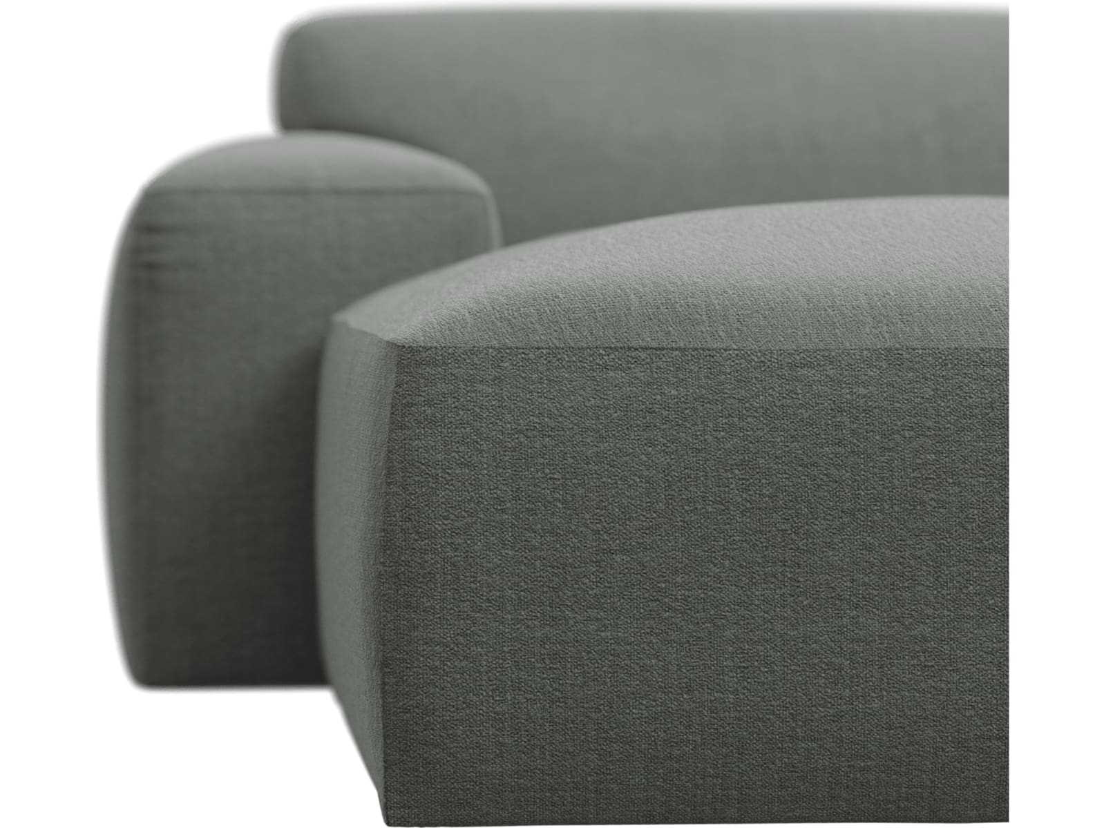Copenhagen Tribute Storm Chaise Sofa - 3 Seater color Tribute Storm