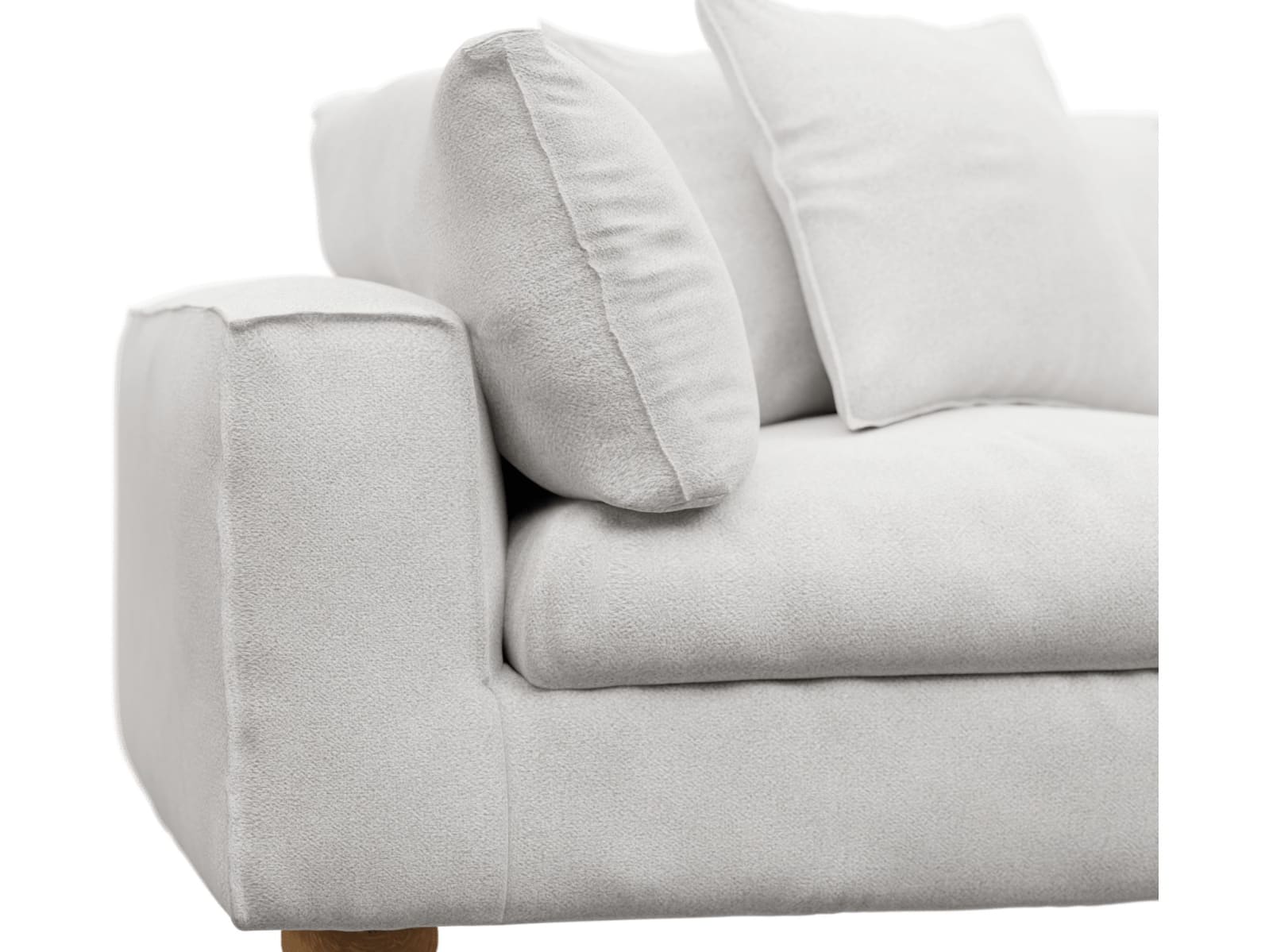 Tully Noa Fog Corner Sofa Chair Module color Noa Fog