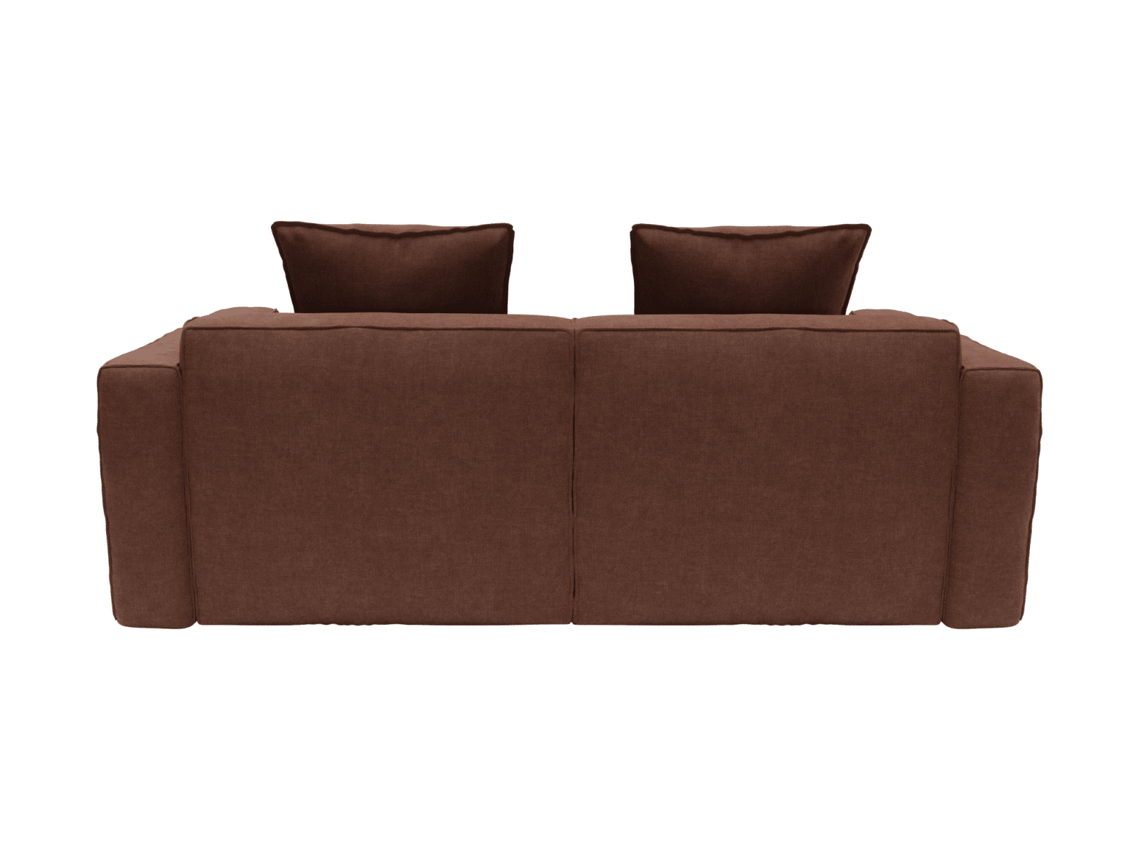 Riley Apt Muse Rust Sofa - 2 Seater color Muse Rust
