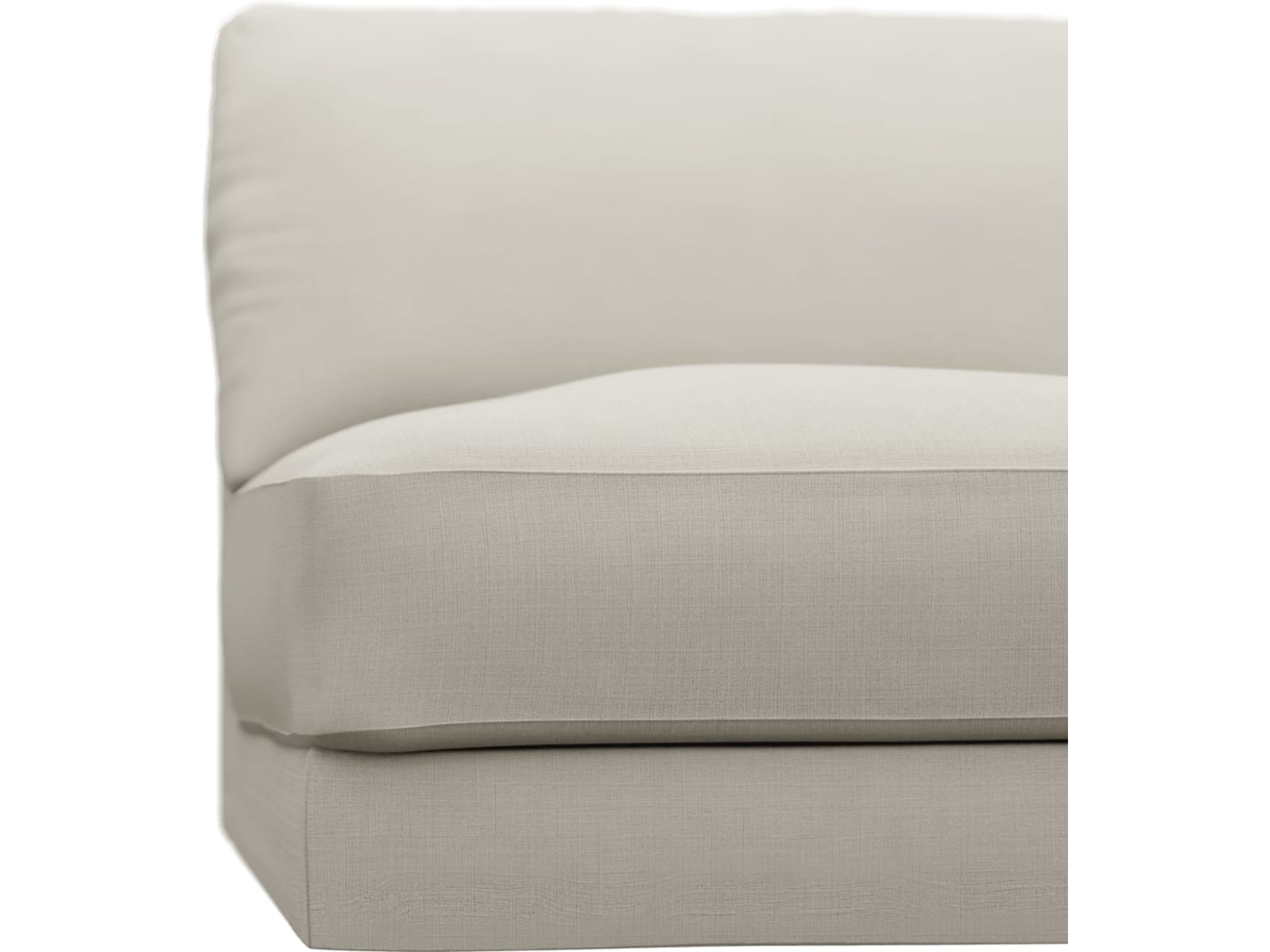 Monica Toorak Pearl Right Arm Facing Chair Module color Toorak Pearl