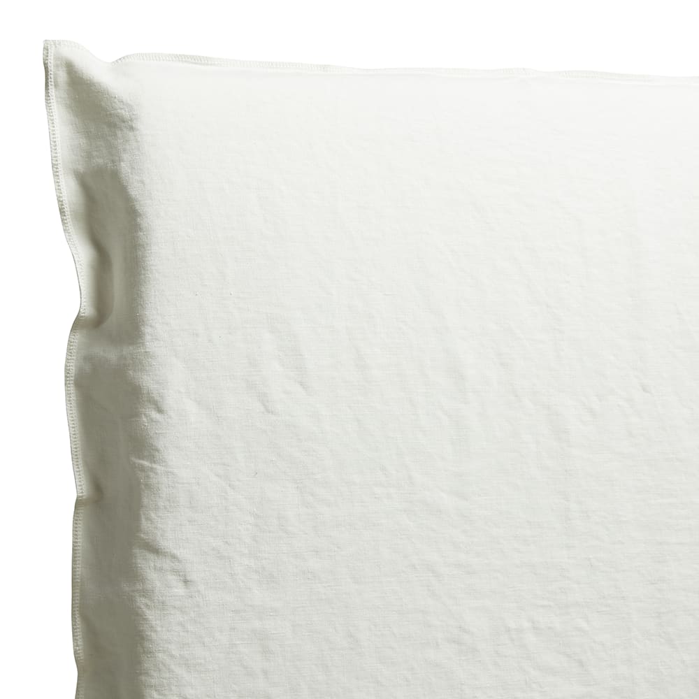 Noosa Bed Head Cover Pure White color Pure White