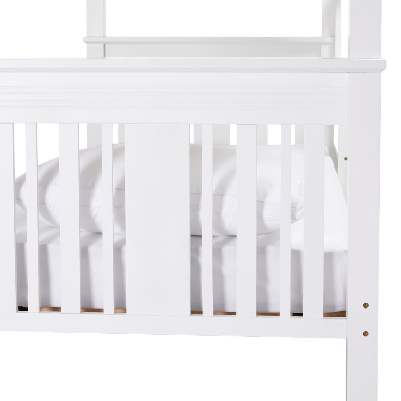 Bailey Bunk Bed White color White