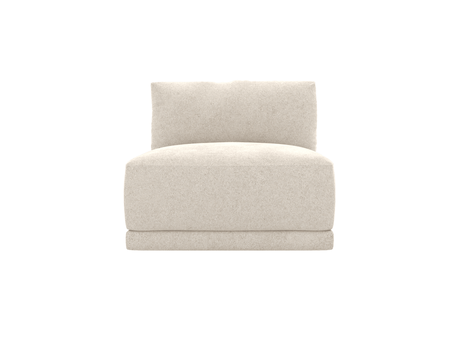 Haven Avon Mineral 1 Seater Armless Sofa Module color Avon Mineral