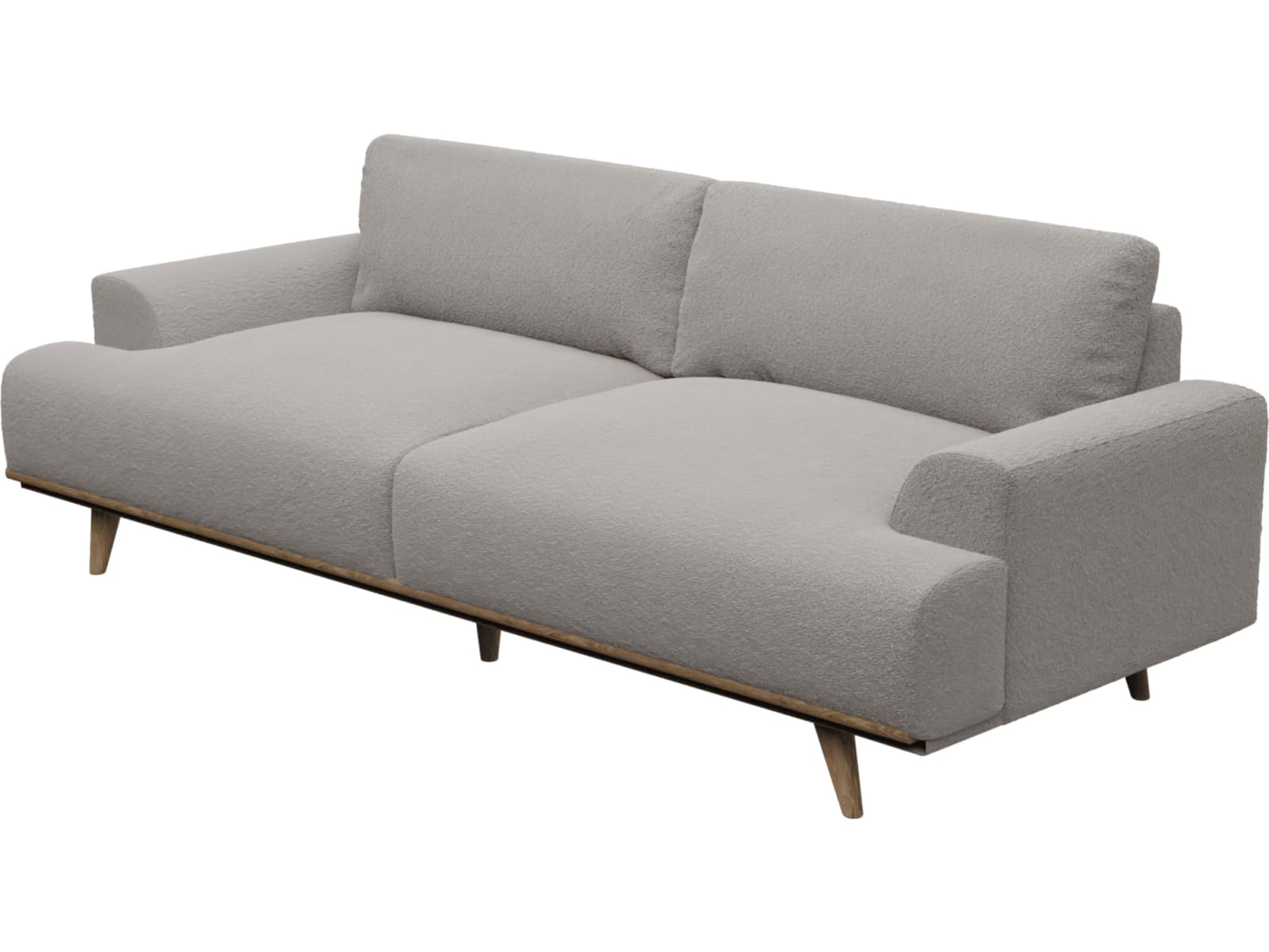 Dane Boucle Pumice Sofa - 3 Seater color Boucle Pumice