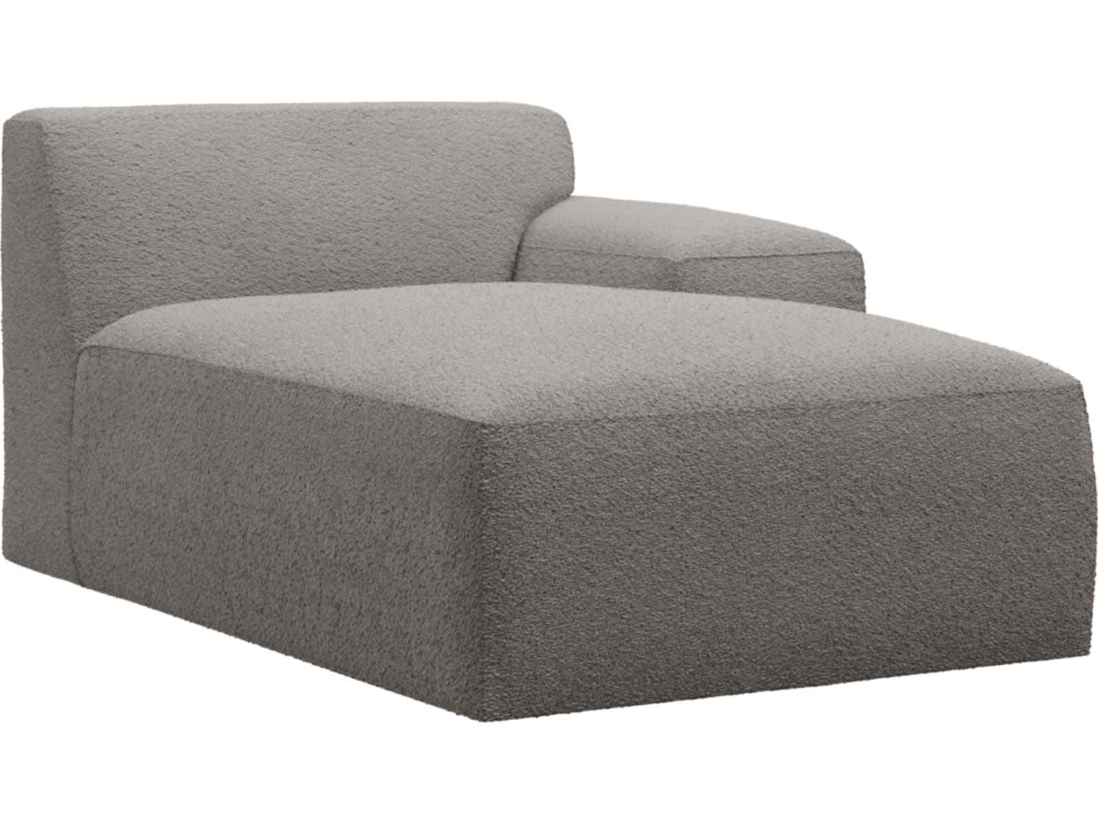 Copenhagen Boucle Pumice Right Arm Facing Chaise Module color Boucle Pumice