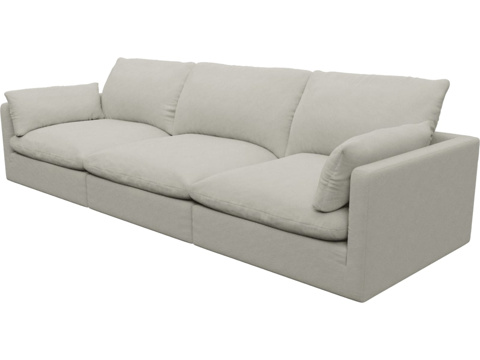 Willow California Ivory Modular Sofa - 3 Seater color California Ivory