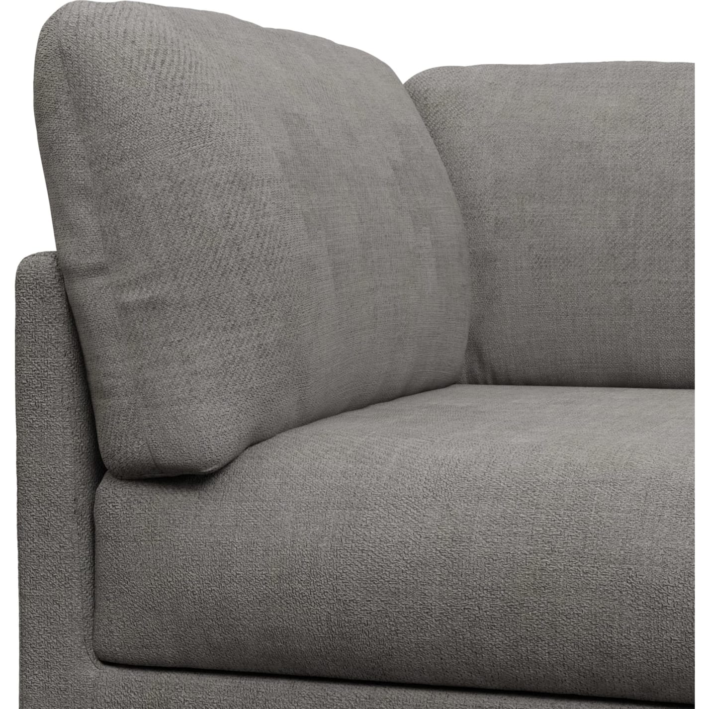 Finley Isla Soft Grey Corner Sofa Chair Module color Isla Soft Grey