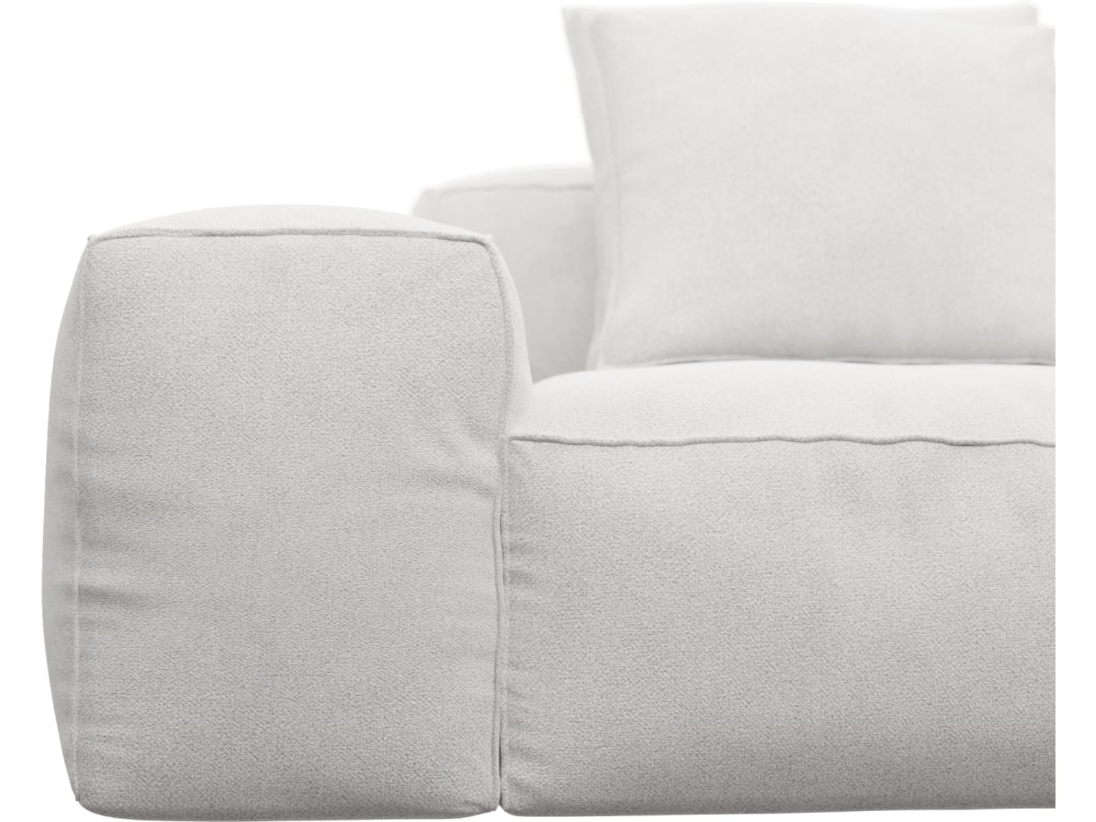 Riley Noa Fog Modular Sofa - 2 Seater color Noa Fog