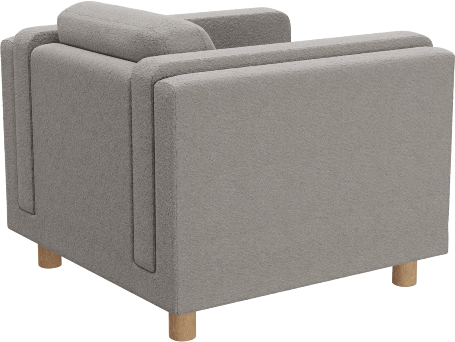 Hayes Boucle Pumice Armchair color Boucle Pumice