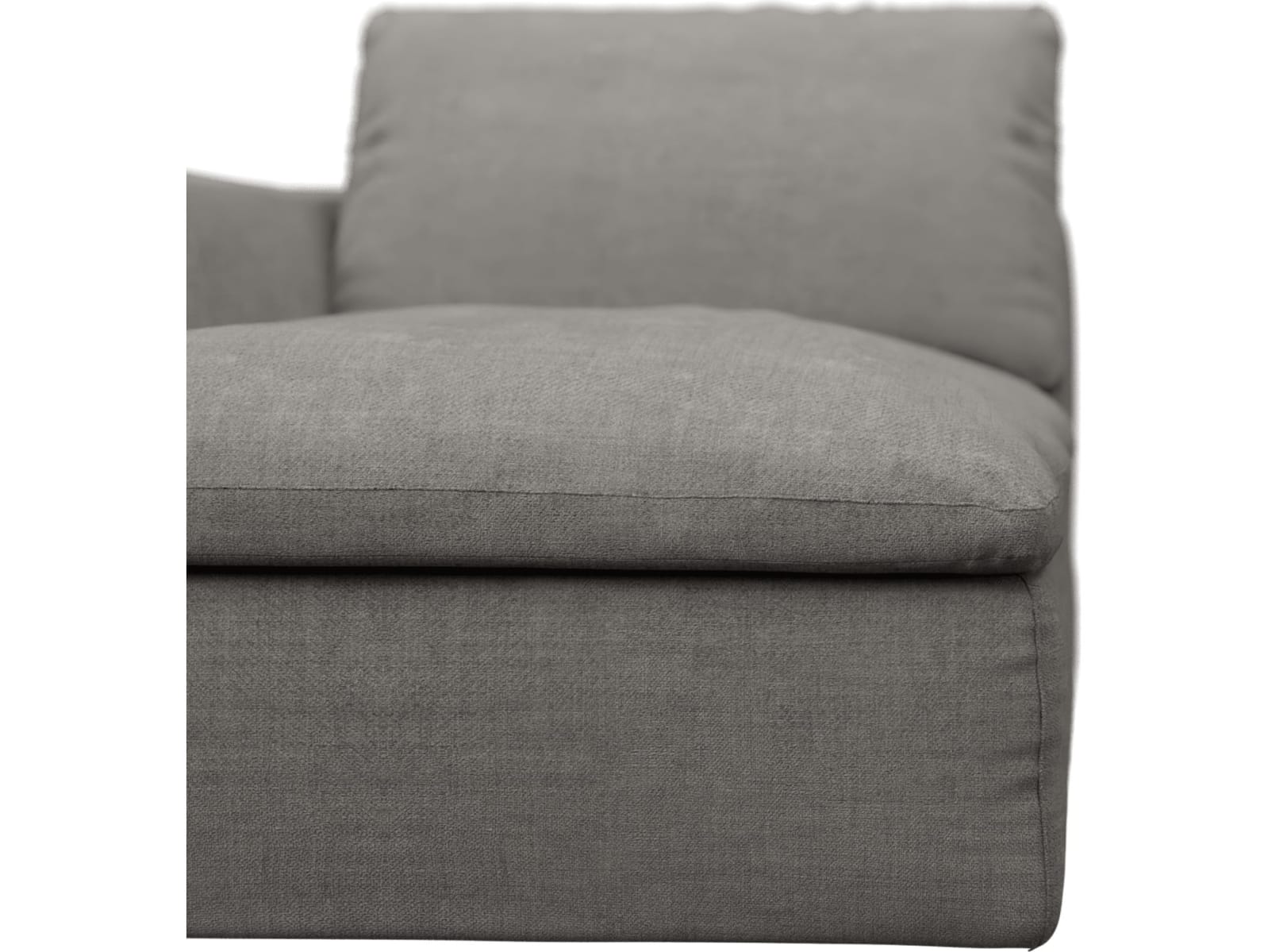 Cloud Deep Chaise Left Module Isla Soft Grey color Isla Soft Grey
