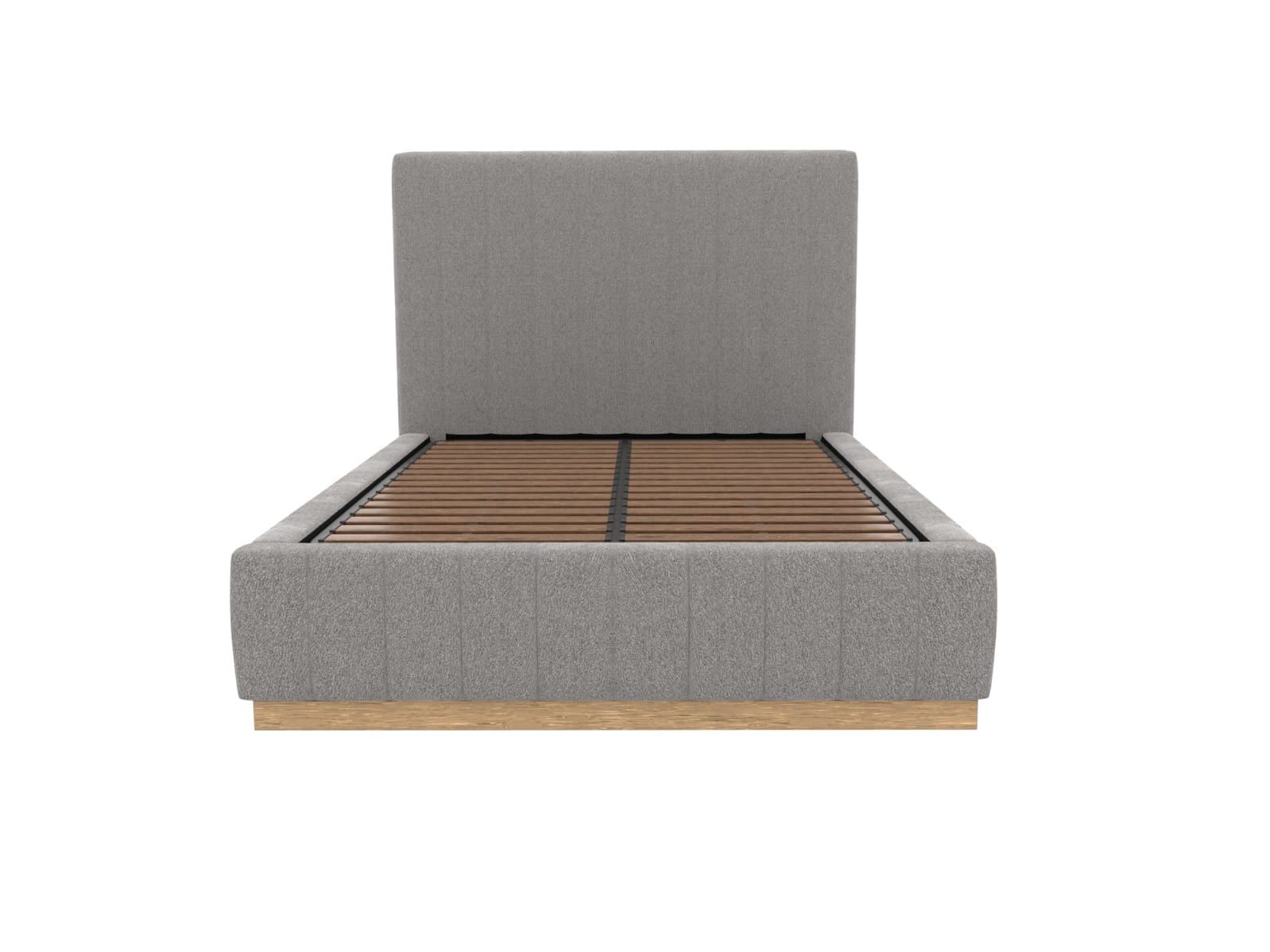 Brentwood Gas Lift Bed Toorak Pebble color Toorak Pebble