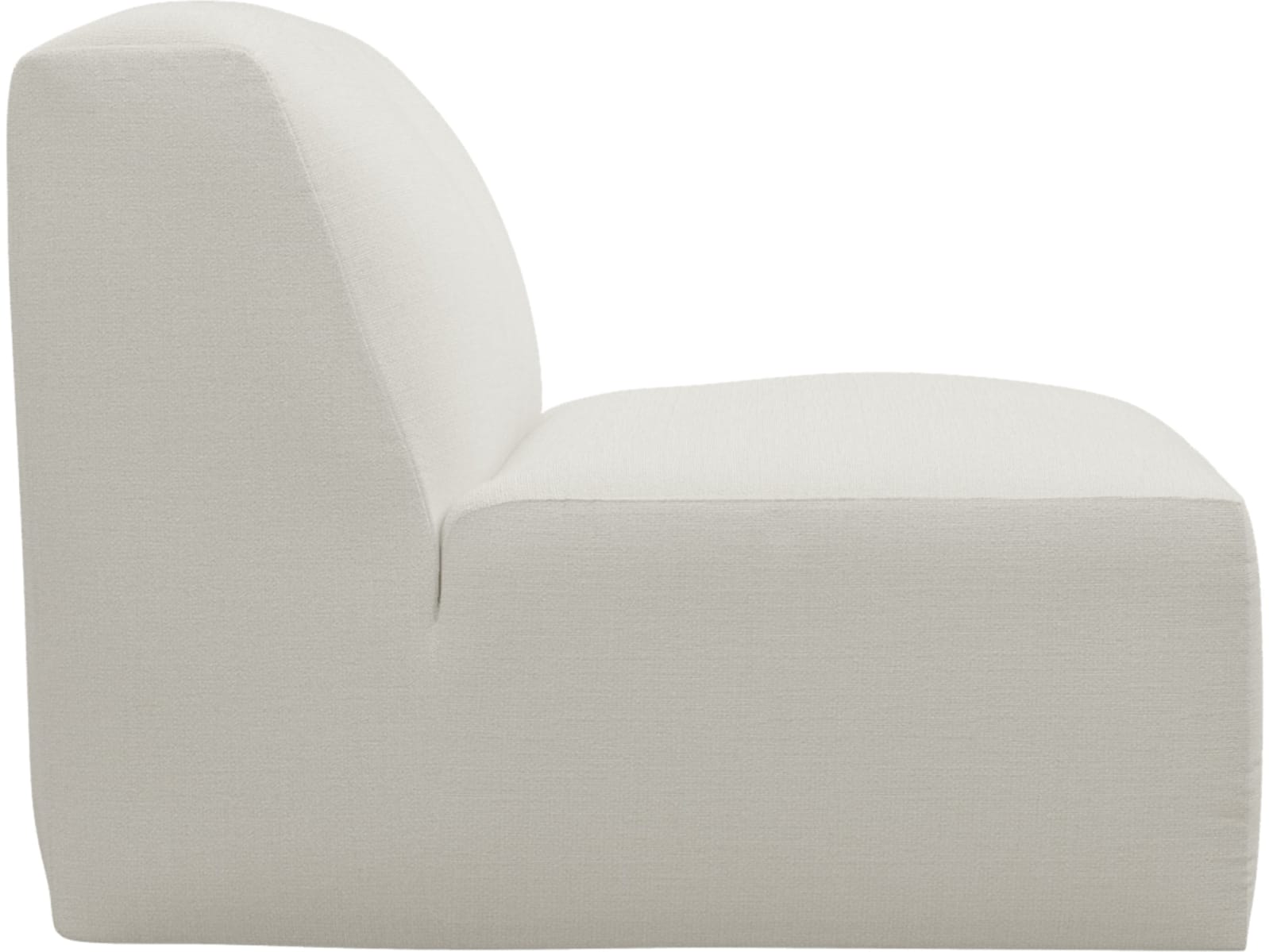 Copenhagen Tribute Shell Armless Chair Sofa Module color Tribute Shell