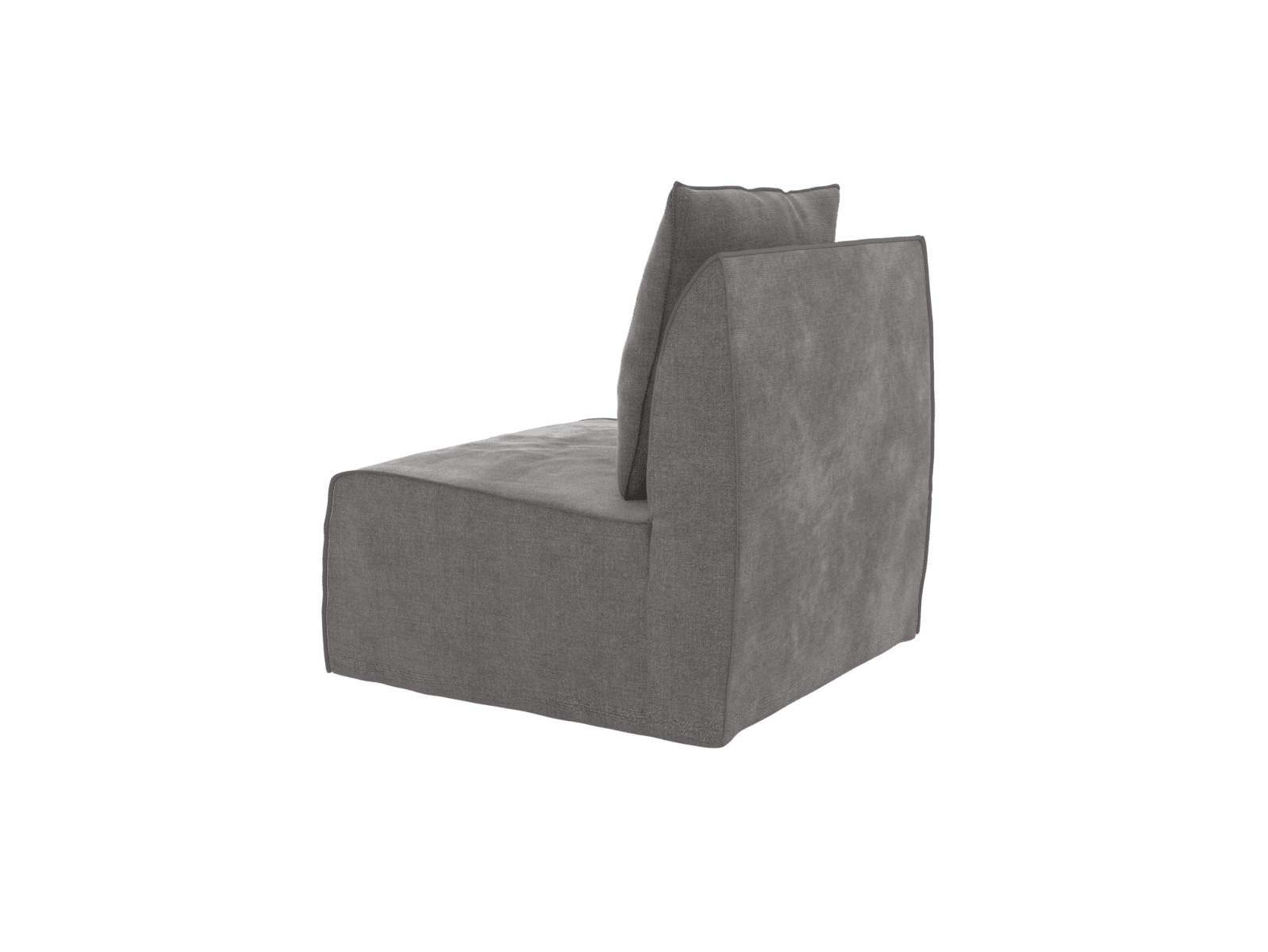 Como Tribute Storm Slipper Chair color Tribute Storm